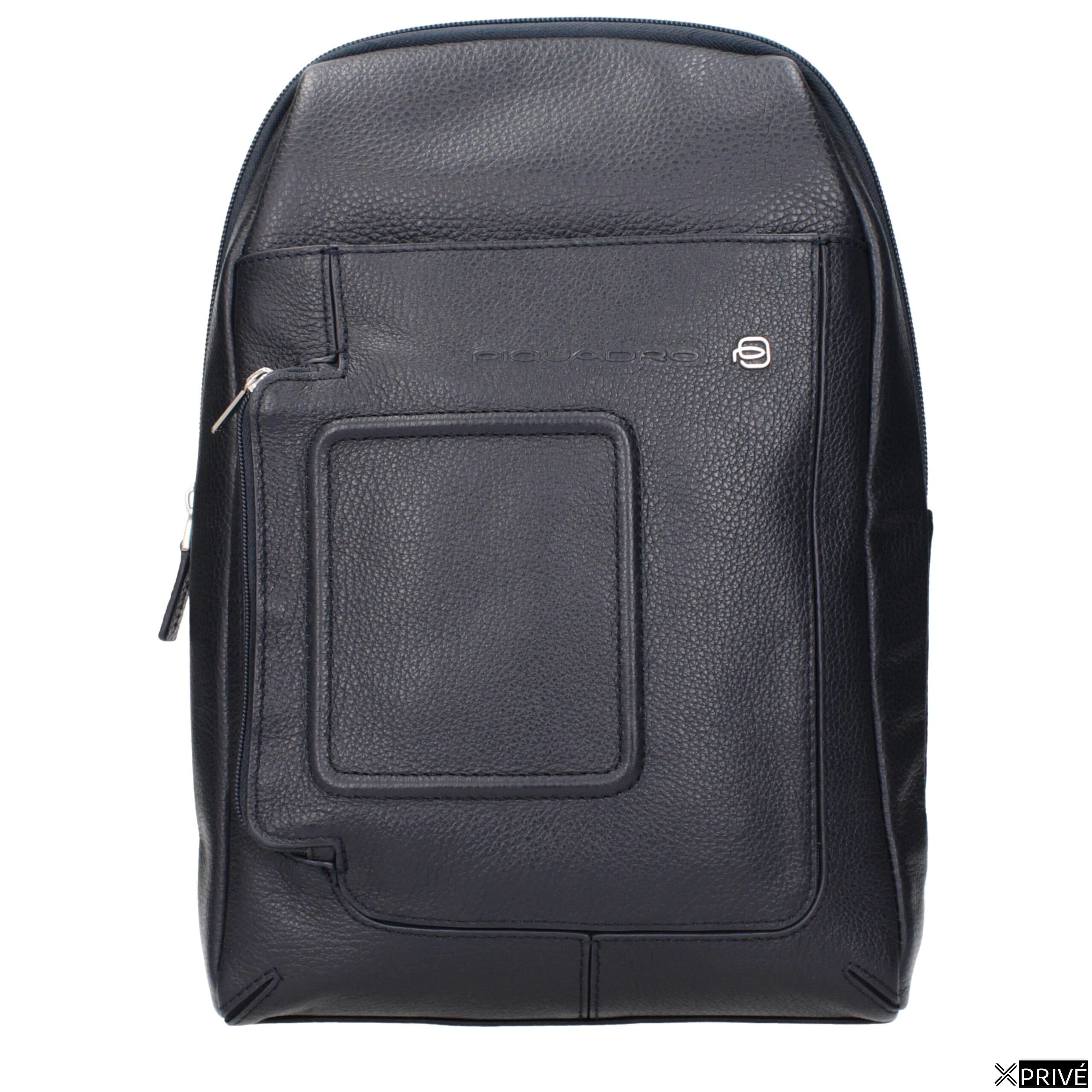 Sac porté croisé bleu en Cuir — 1