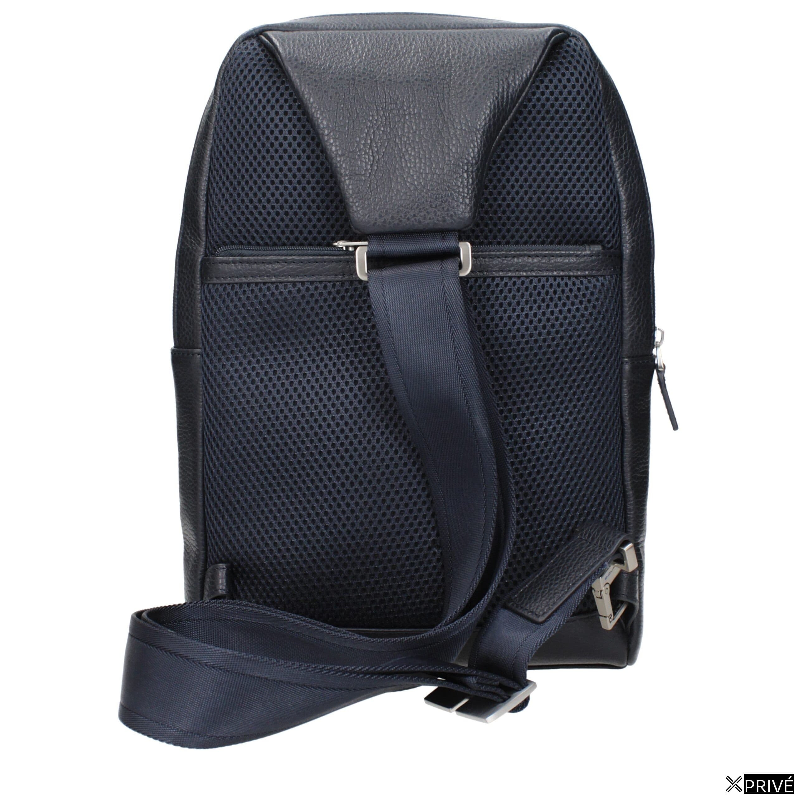 Sac porté croisé bleu en Cuir — 3