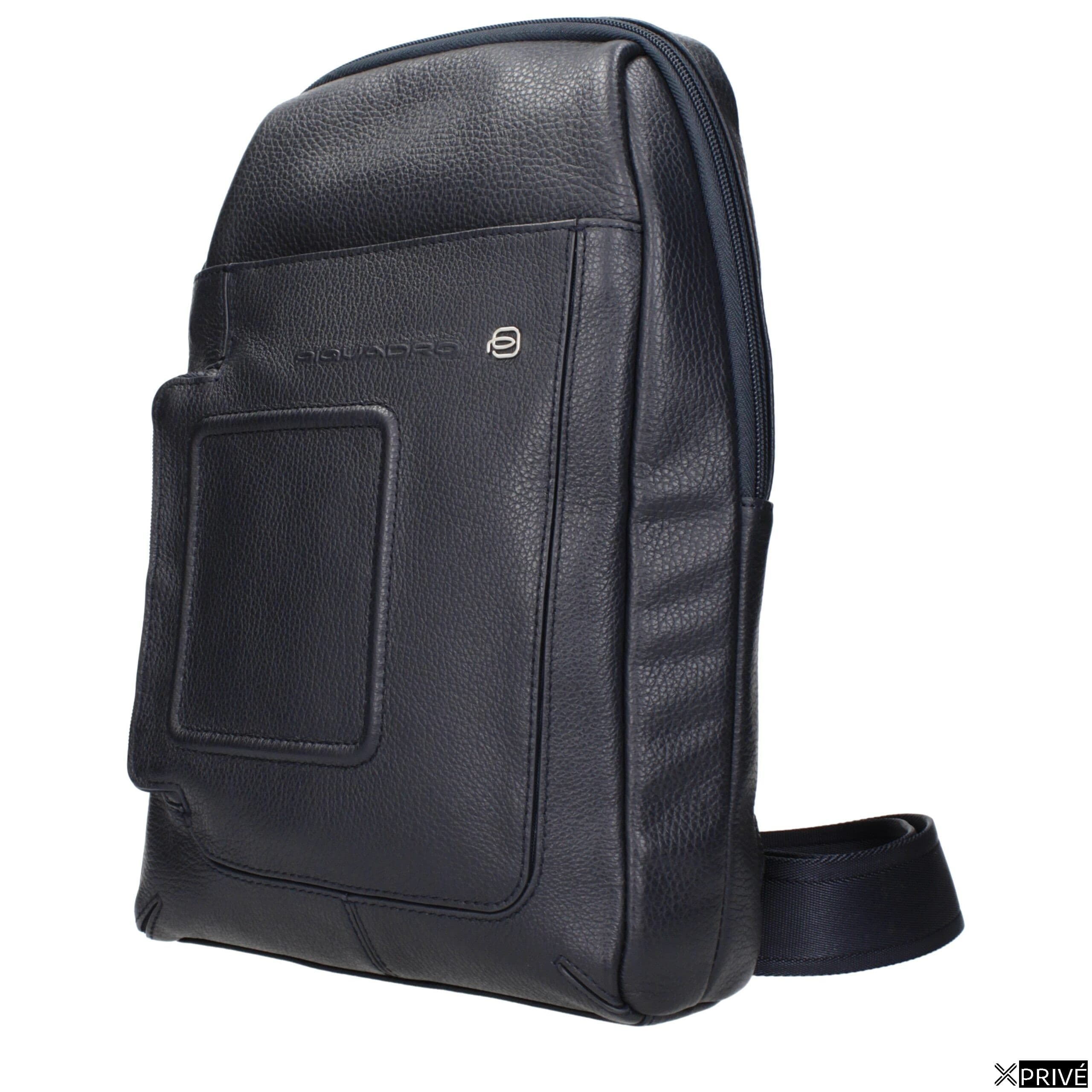 Sac porté croisé bleu en Cuir — 2