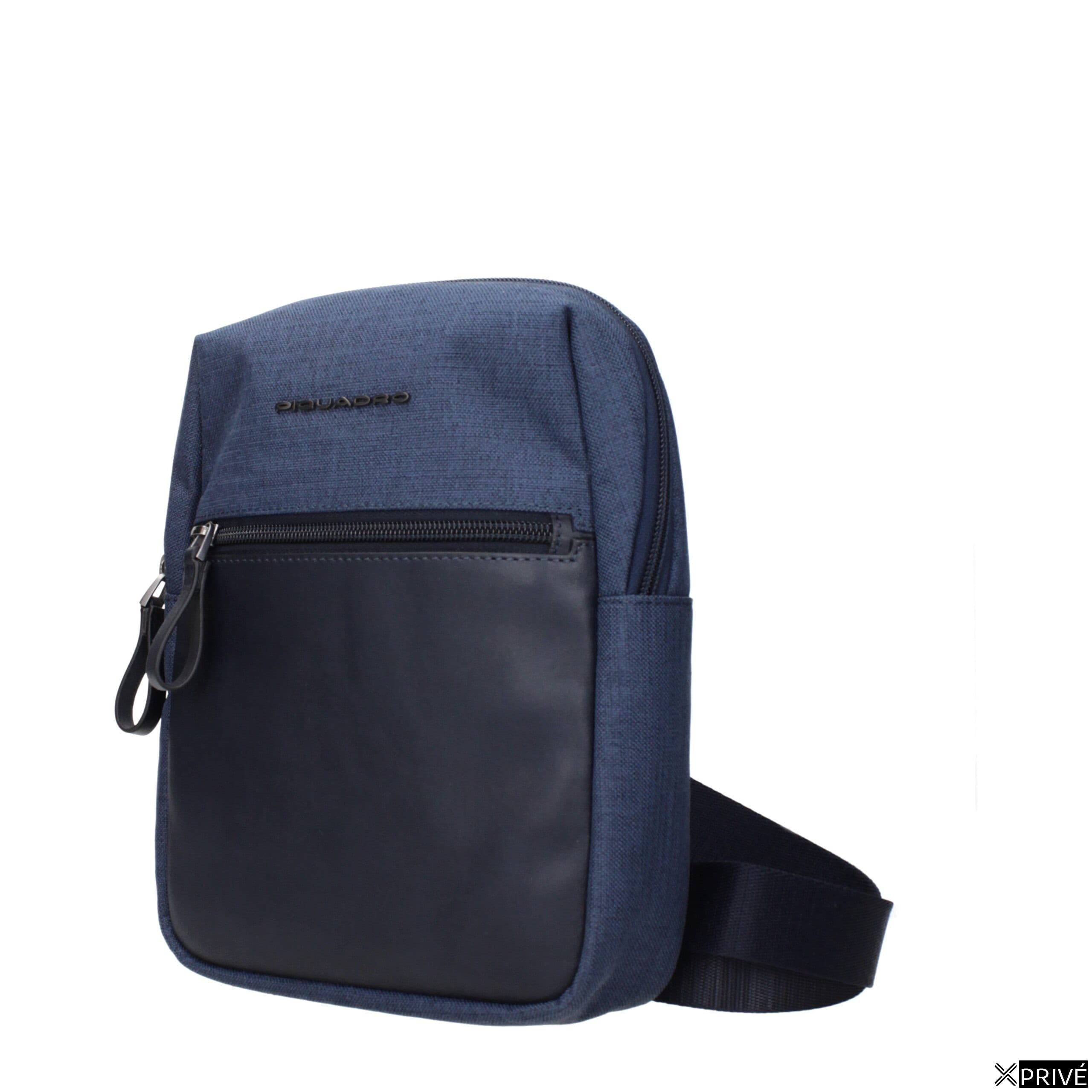 Sac porté croisé bleu en Tissu — 2