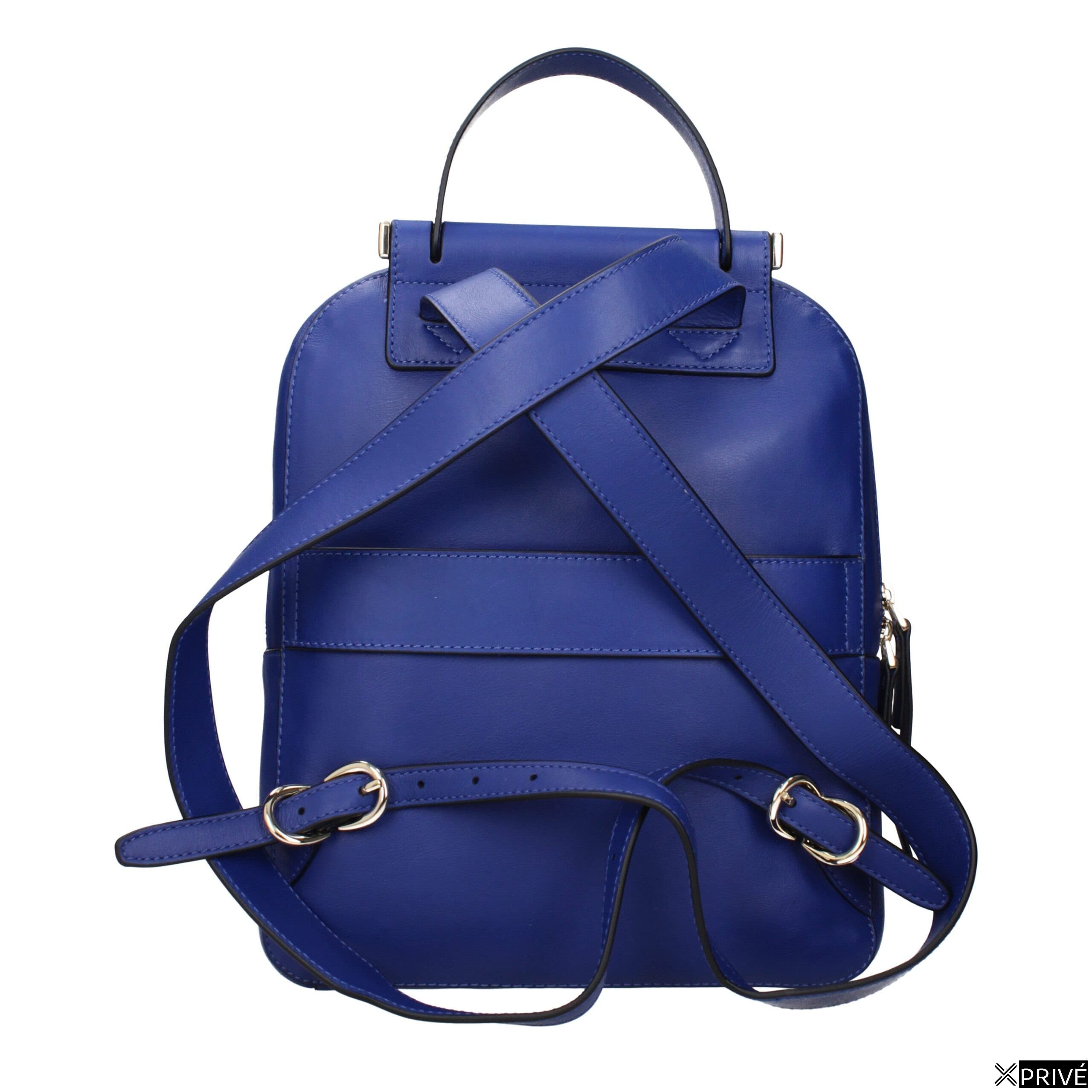 Sac à dos bleu en Cuir — 3