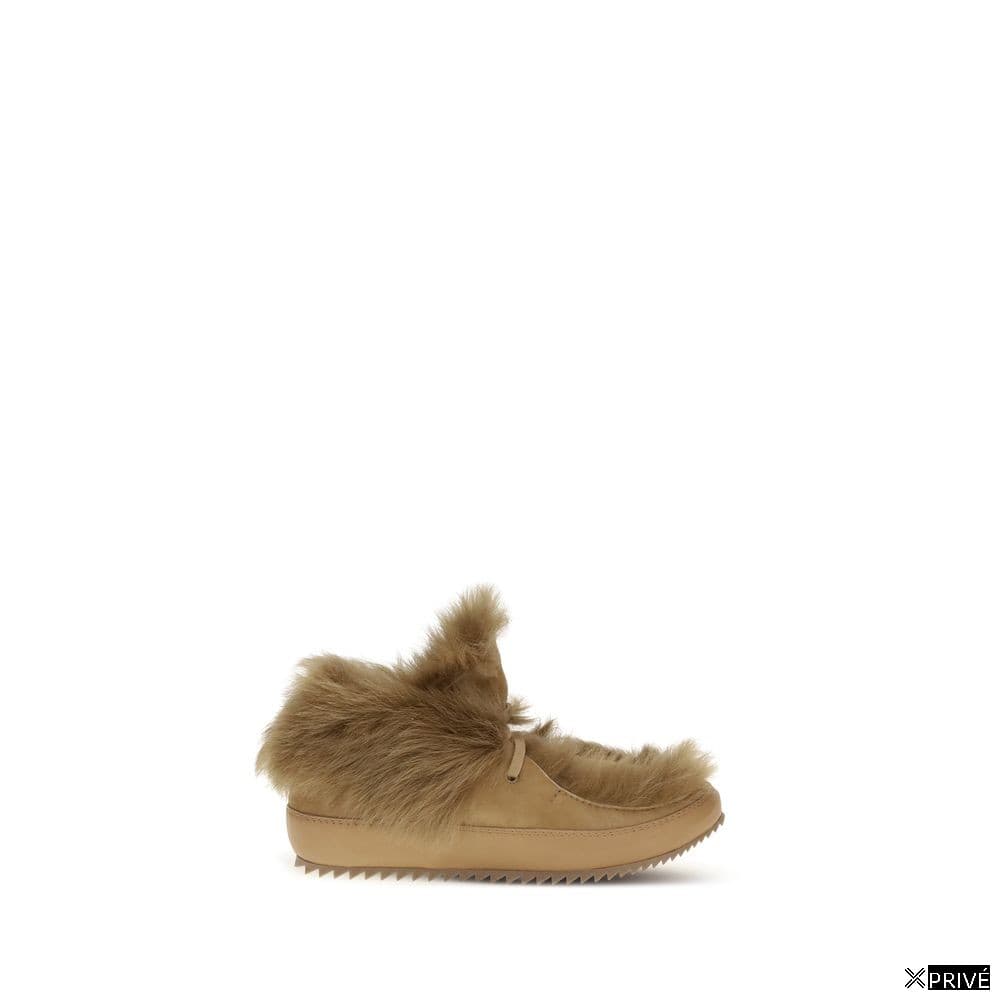 Bottes beiges en Cuir — 1