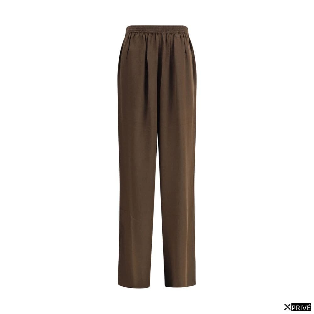 Jeans brun en Soie — 1