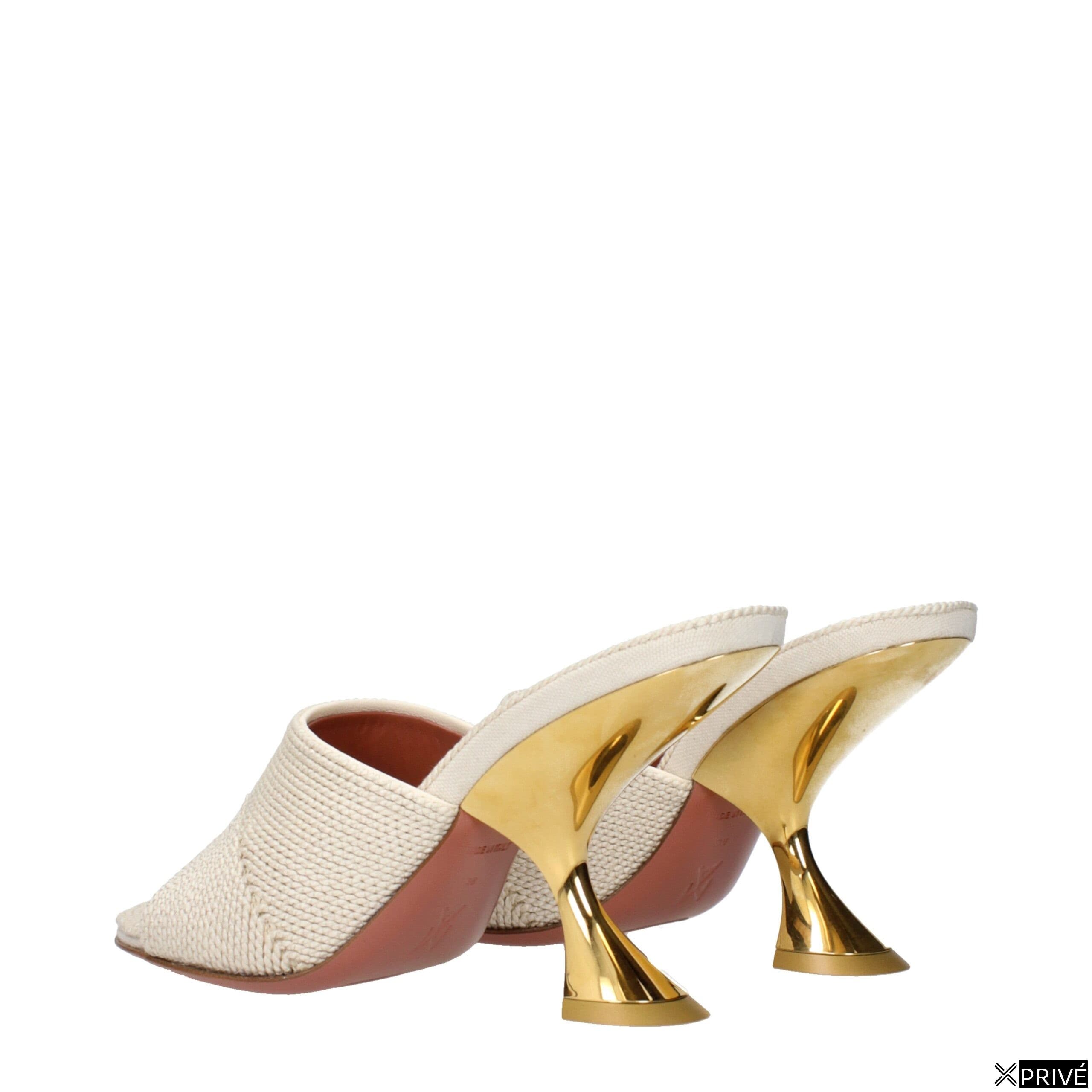 Sandales beiges en Tissu — 4