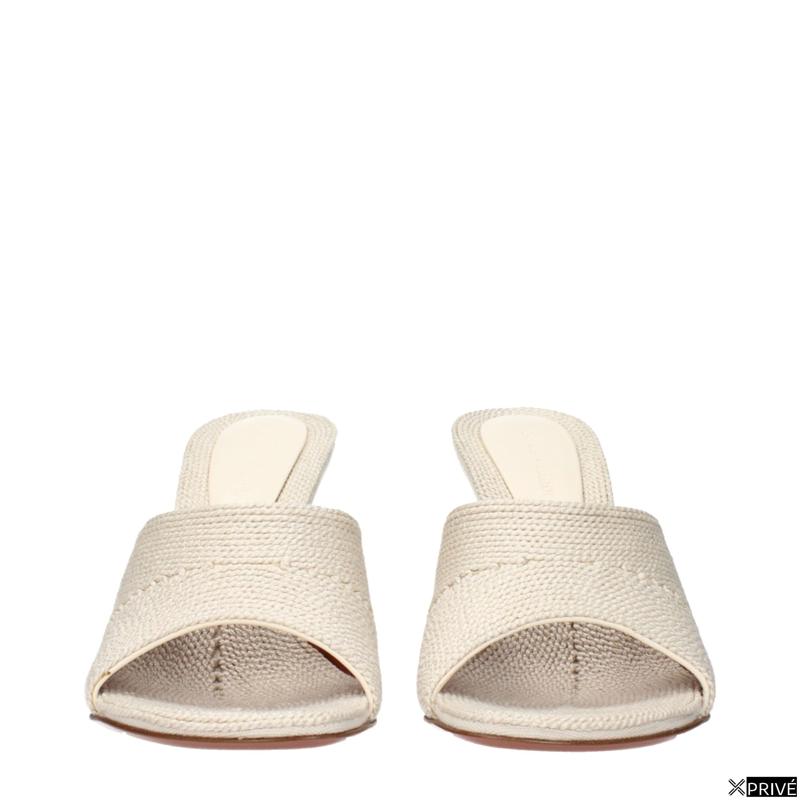 Sandales beiges en Tissu — 3
