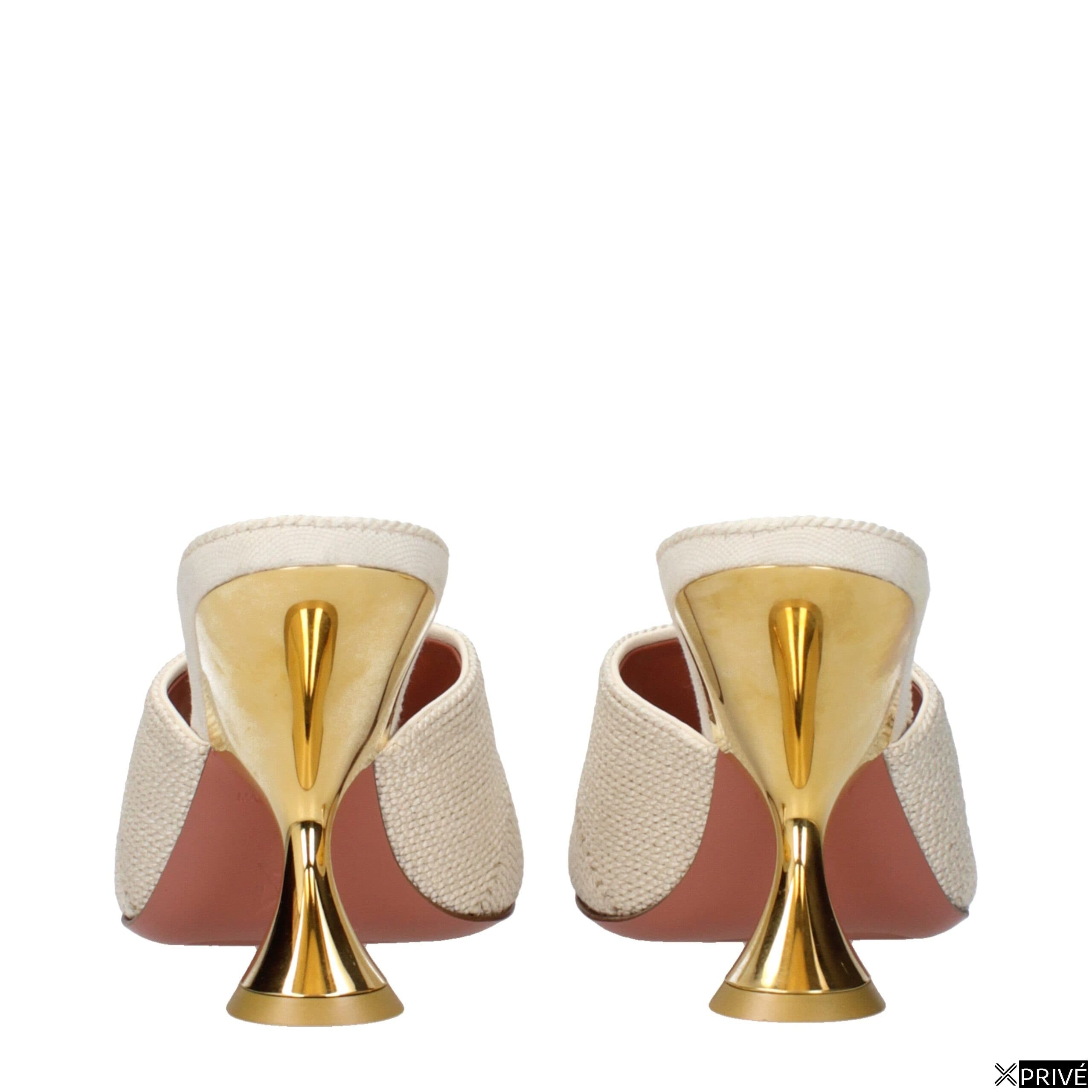 Sandales beiges en Tissu — 5