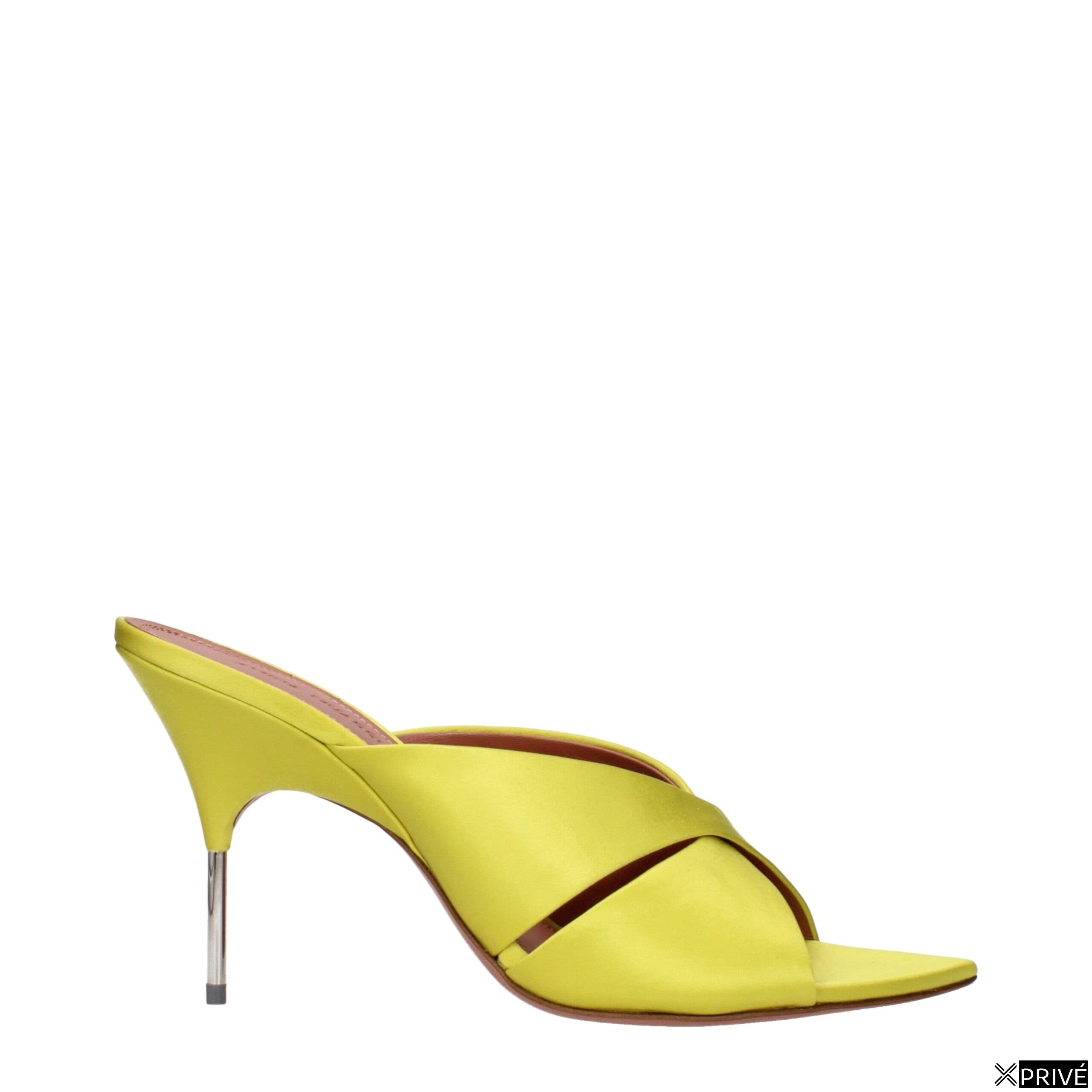 Sandales vertes en Satin — 1