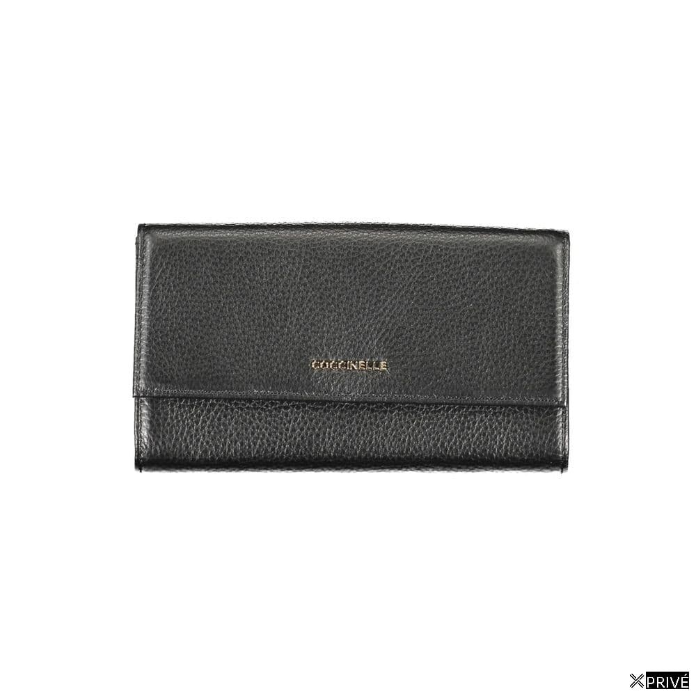 Portefeuille noir en Cuir — 2
