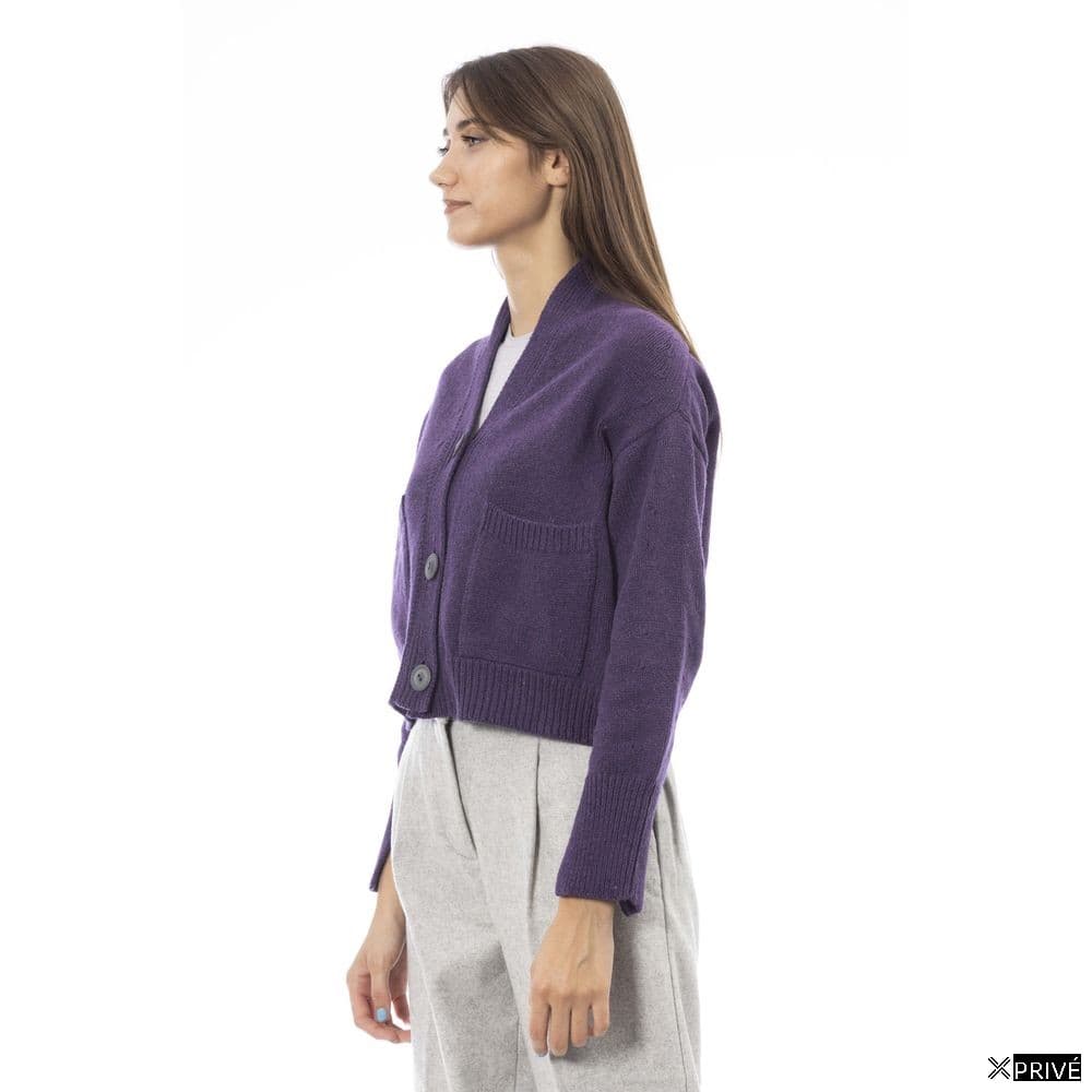 Cardigan violet — 2