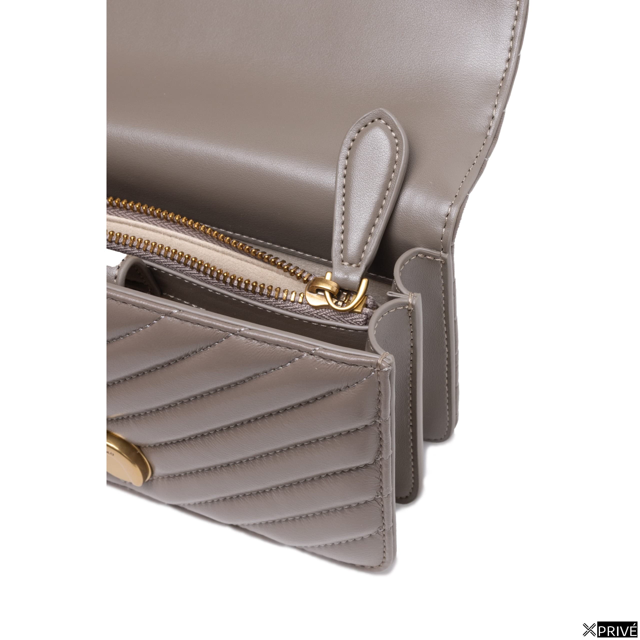 Sac à main gris en Cuir — 4