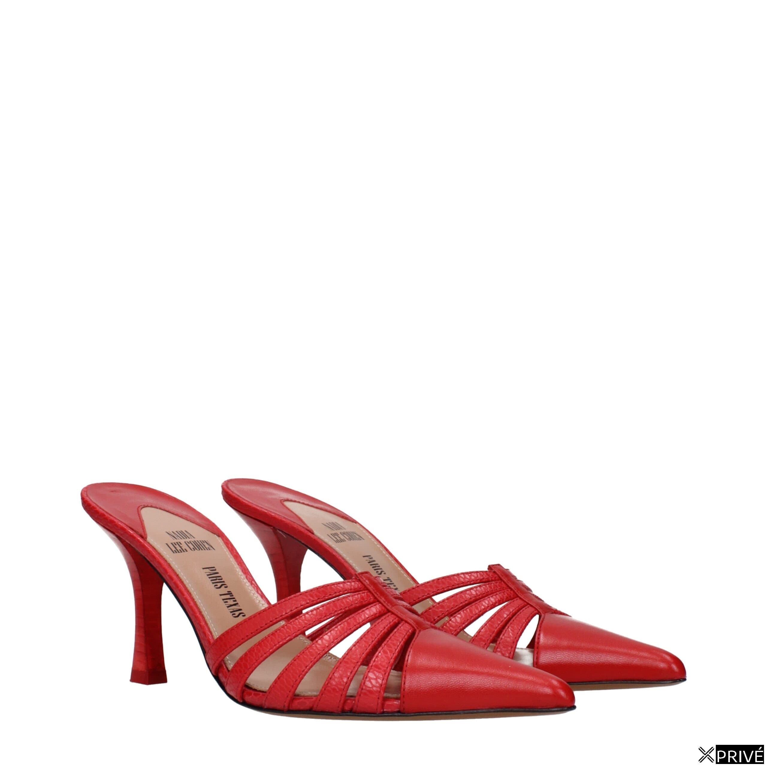 Sandales rouges en Cuir — 2