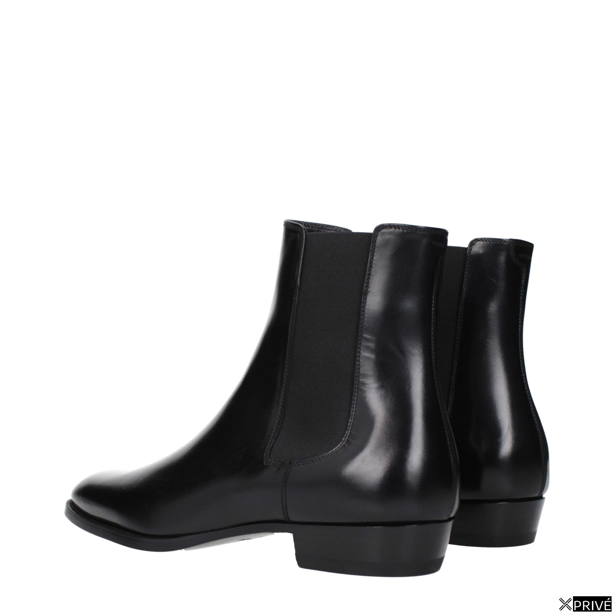 Bottes noires en Cuir — 4