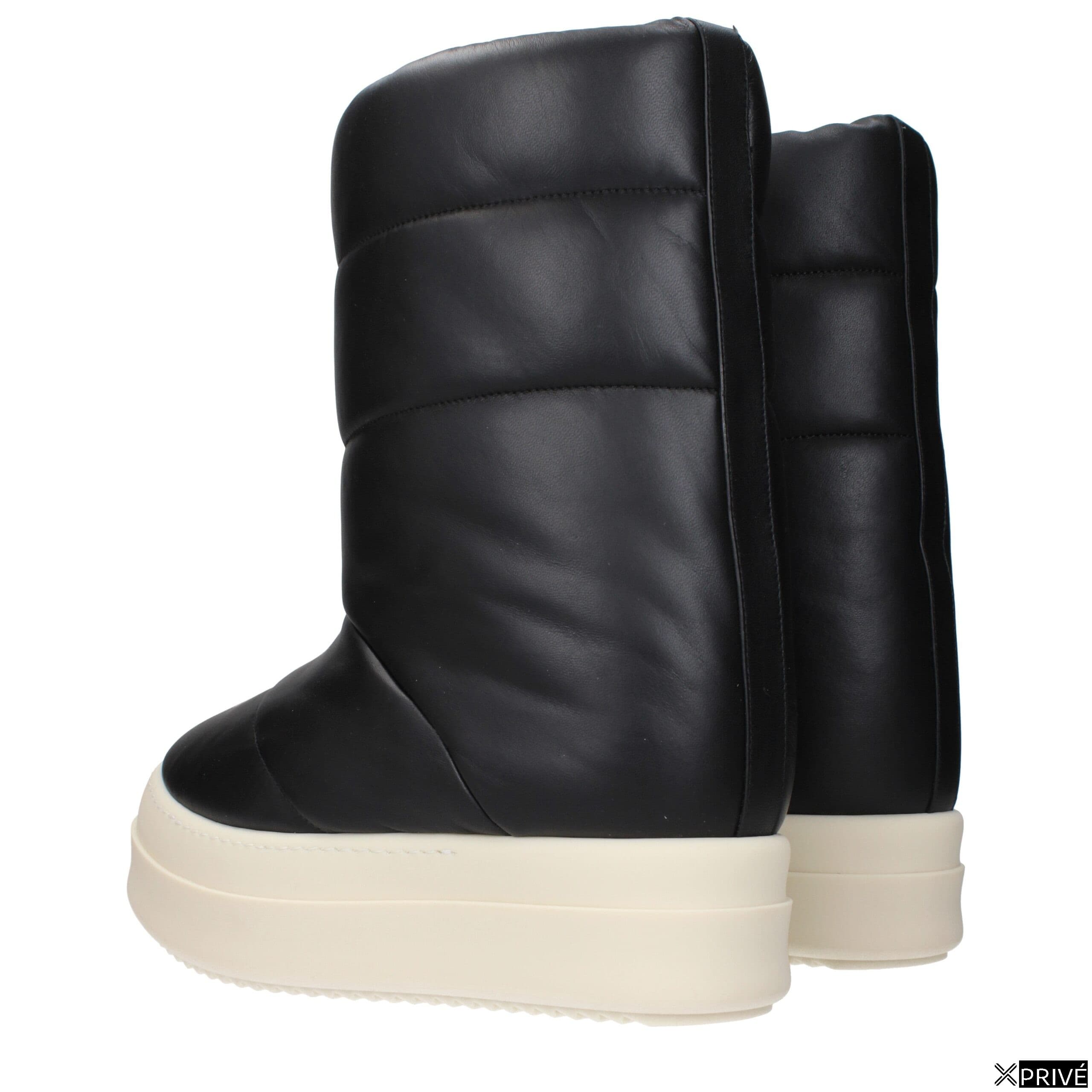 Bottes noires en Cuir — 4