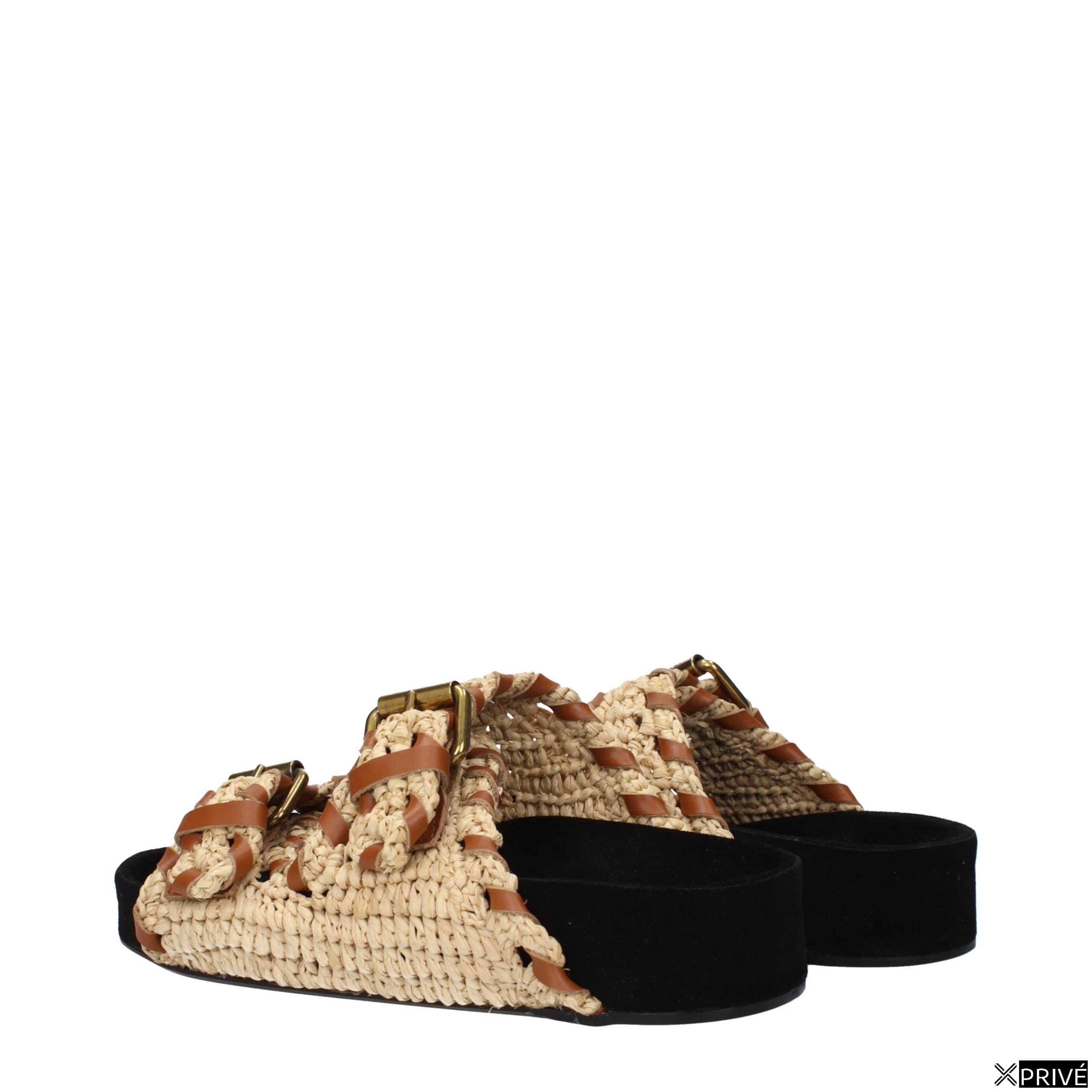 Sandales beiges en Raphia — 4