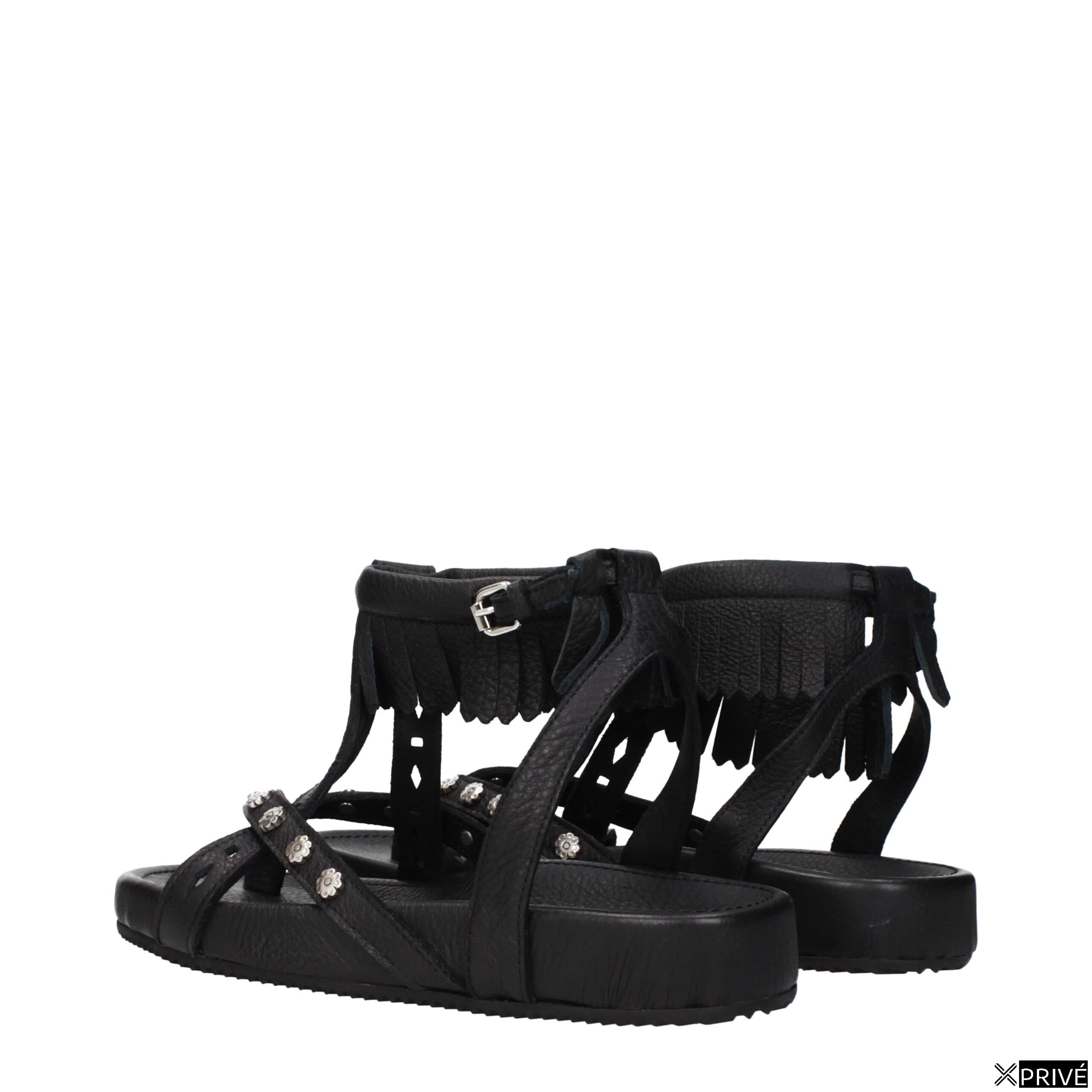 Sandales noires en Cuir — 4