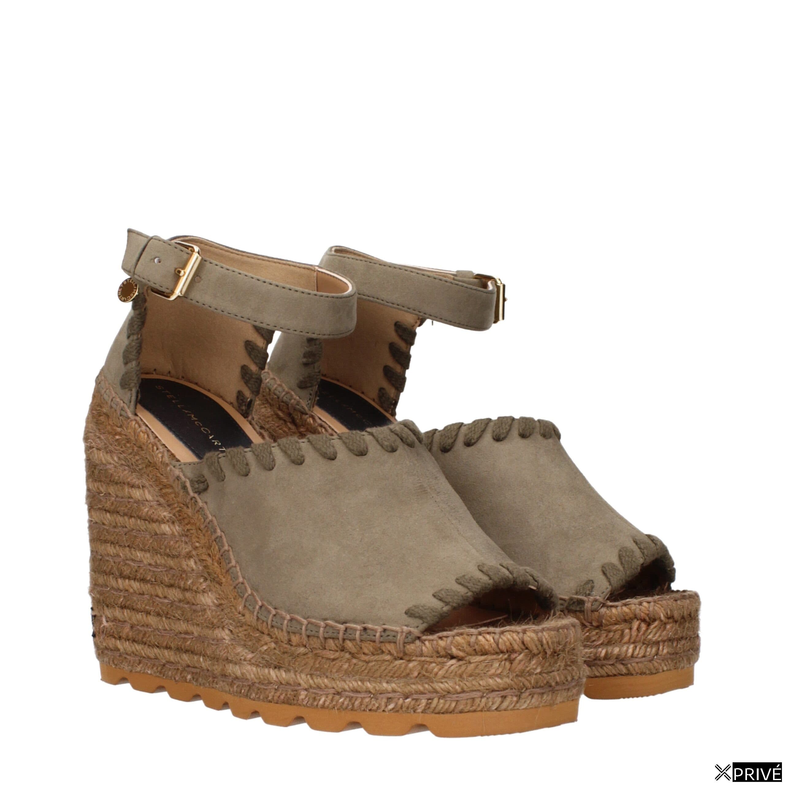 Chaussures compensées vertes — 2