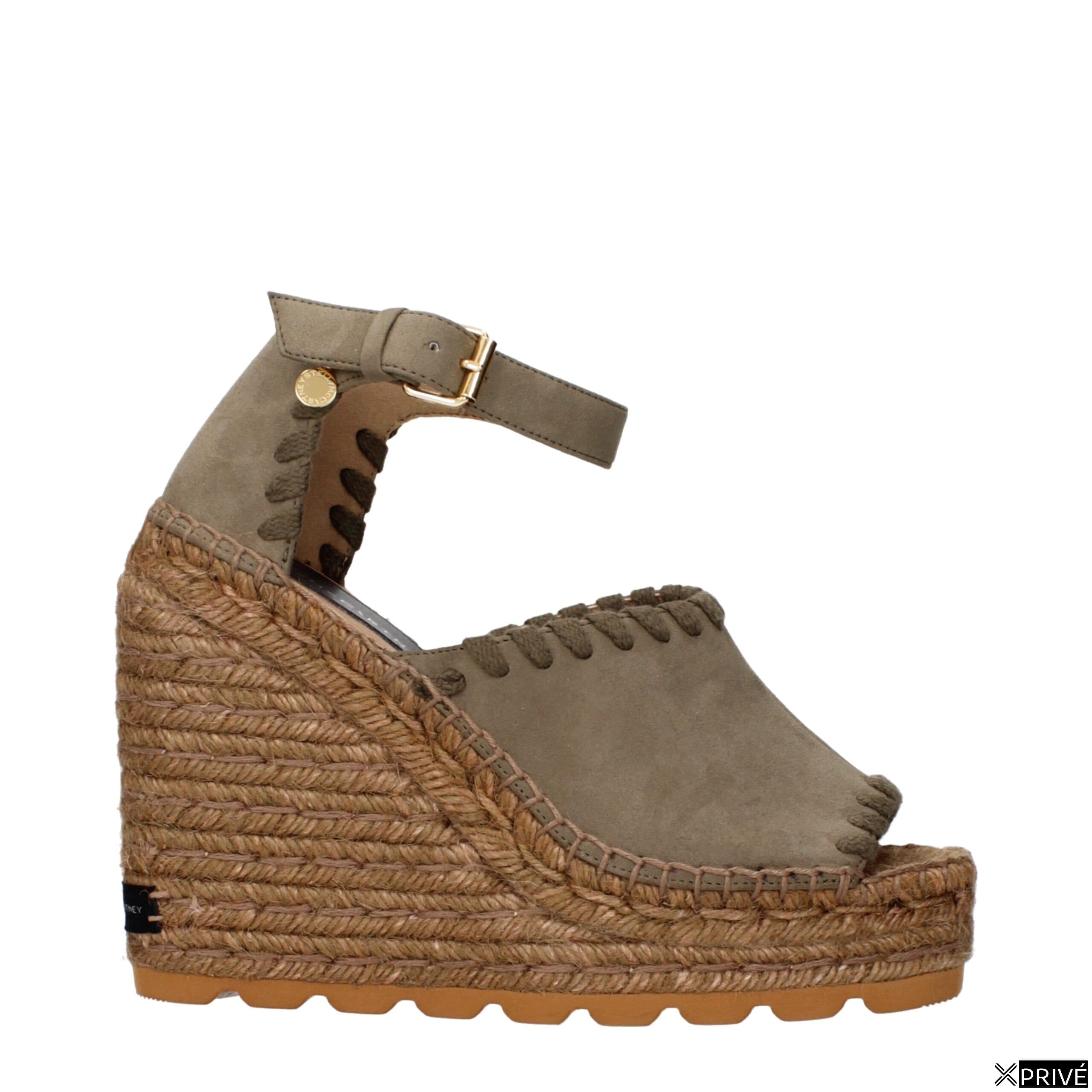 Chaussures compensées vertes — 1