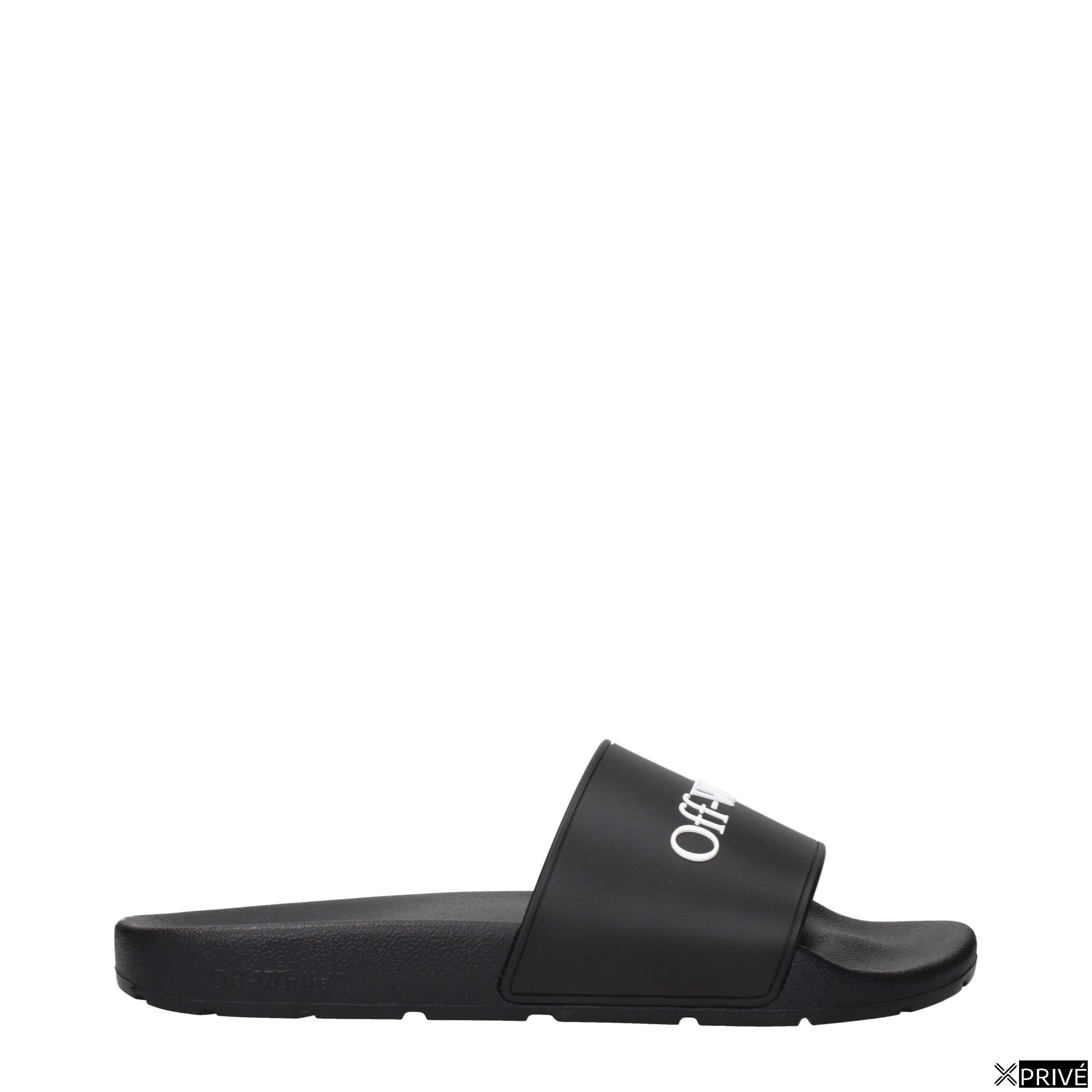 Sandales noires en Coton — 1
