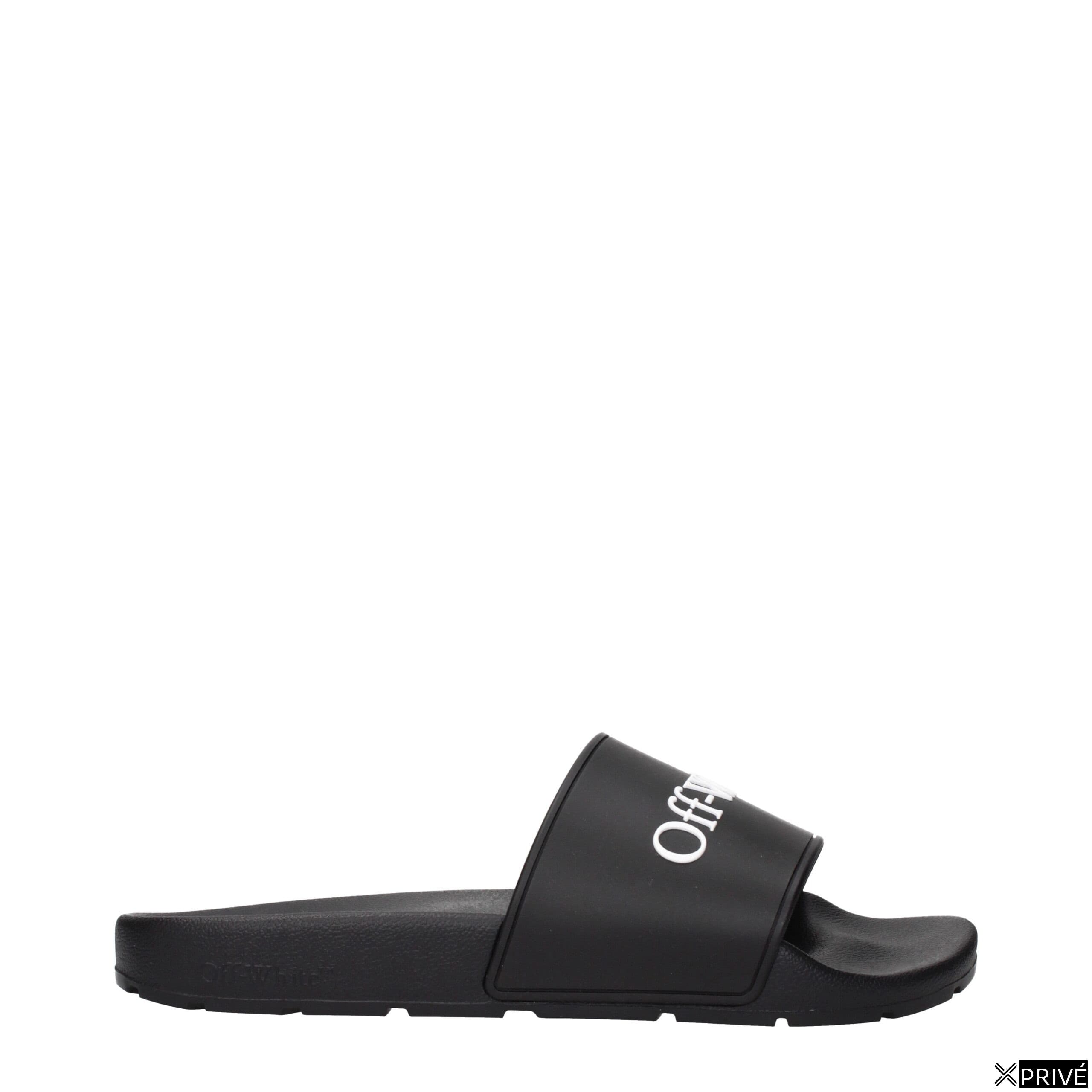 Sandales noires en Coton — 1