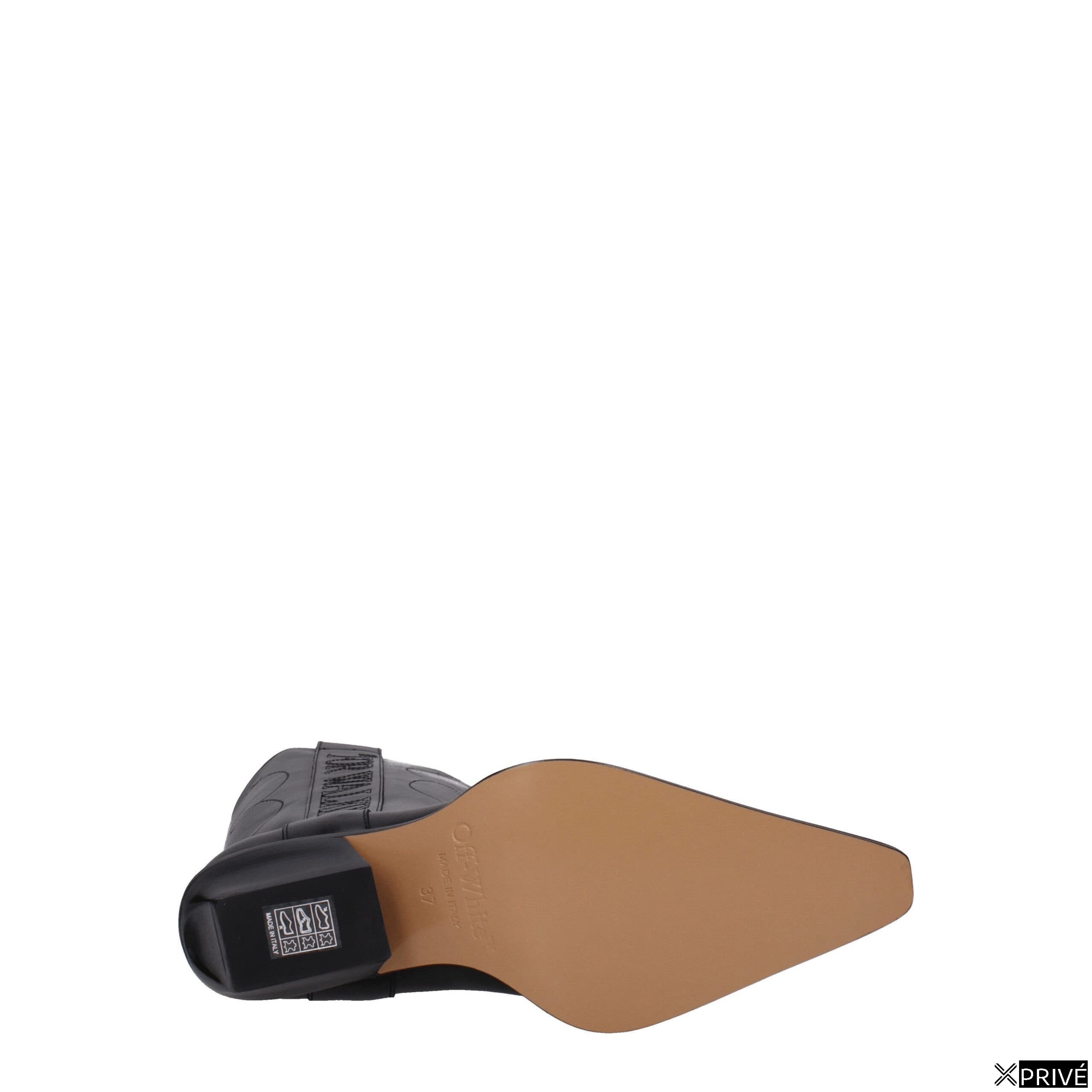 Bottes noires en Cuir — 4