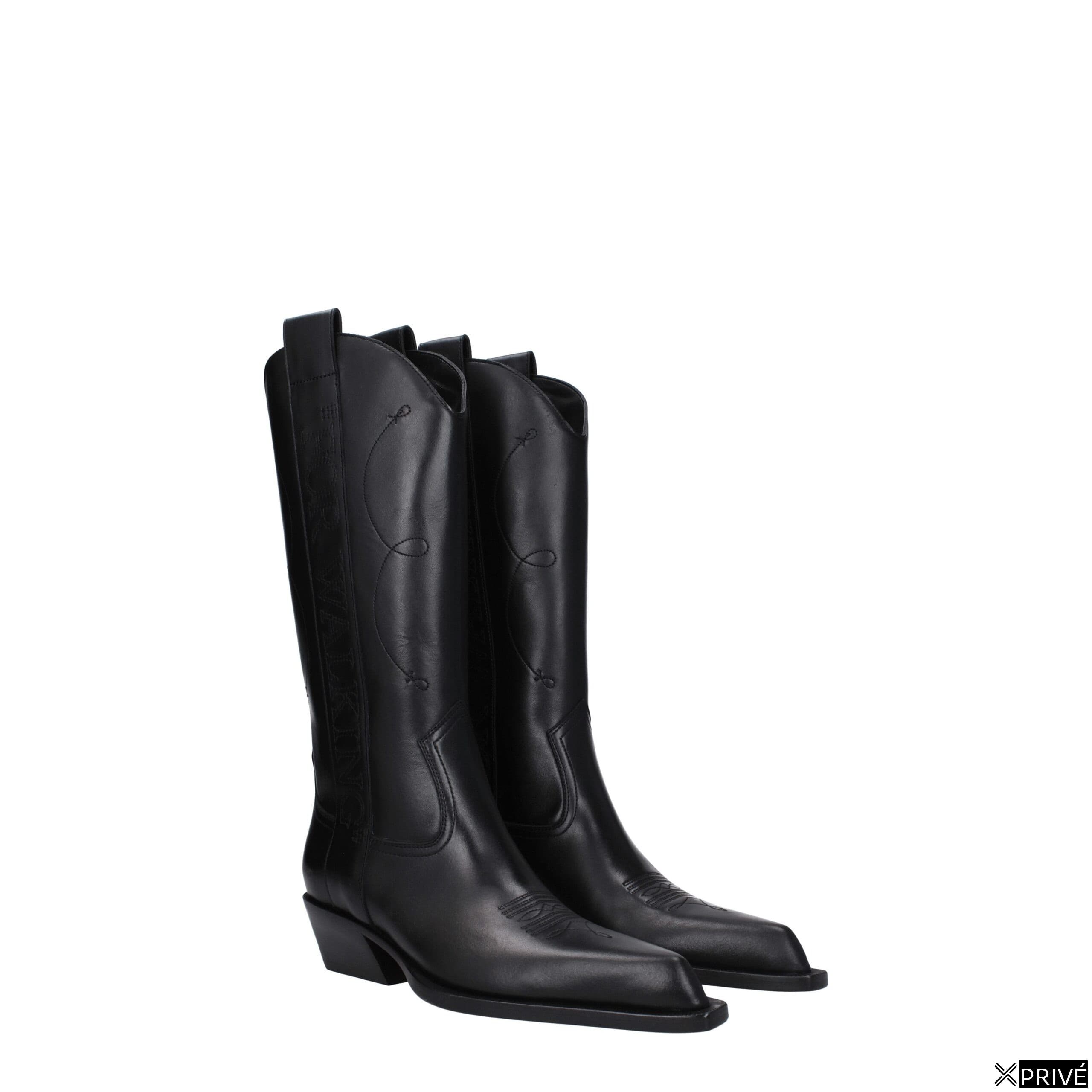 Bottes noires en Cuir — 1