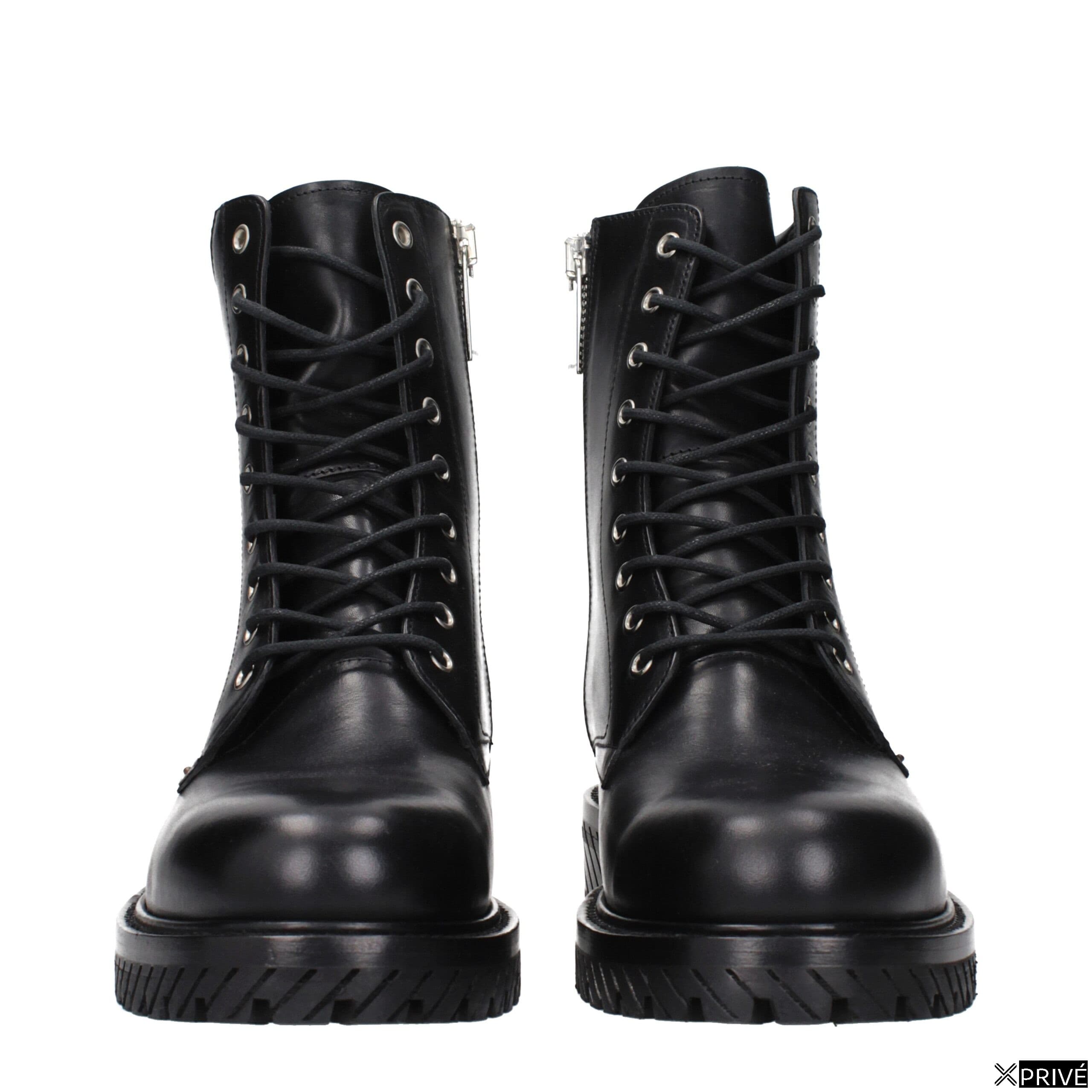 Bottes noires en Cuir — 3