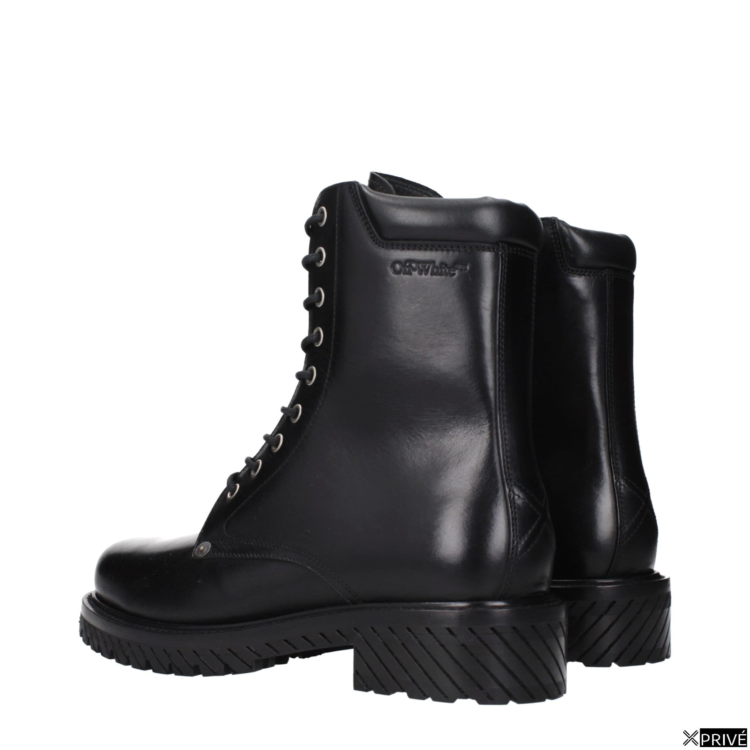 Bottes noires en Cuir — 4