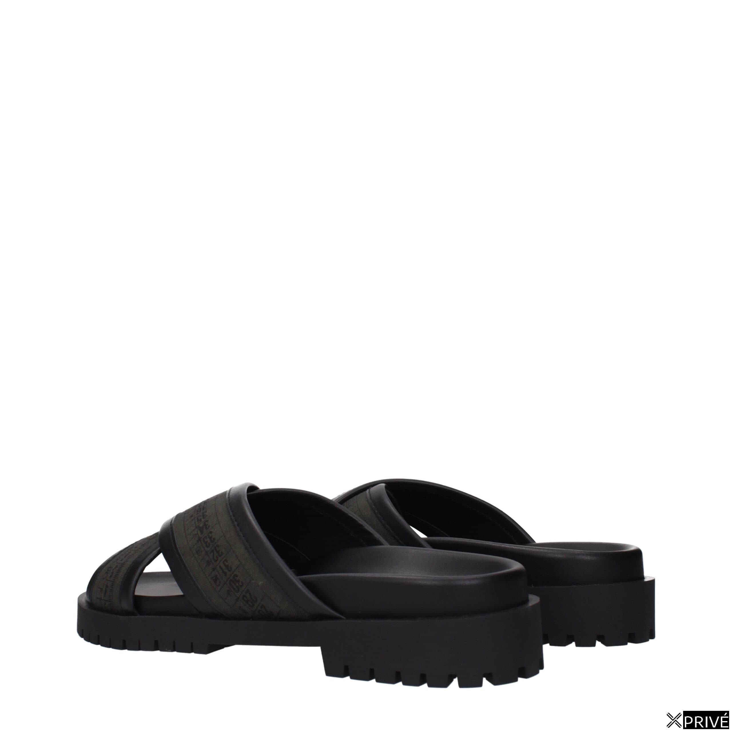 Chaussures de sport vertes en Tissu — 4