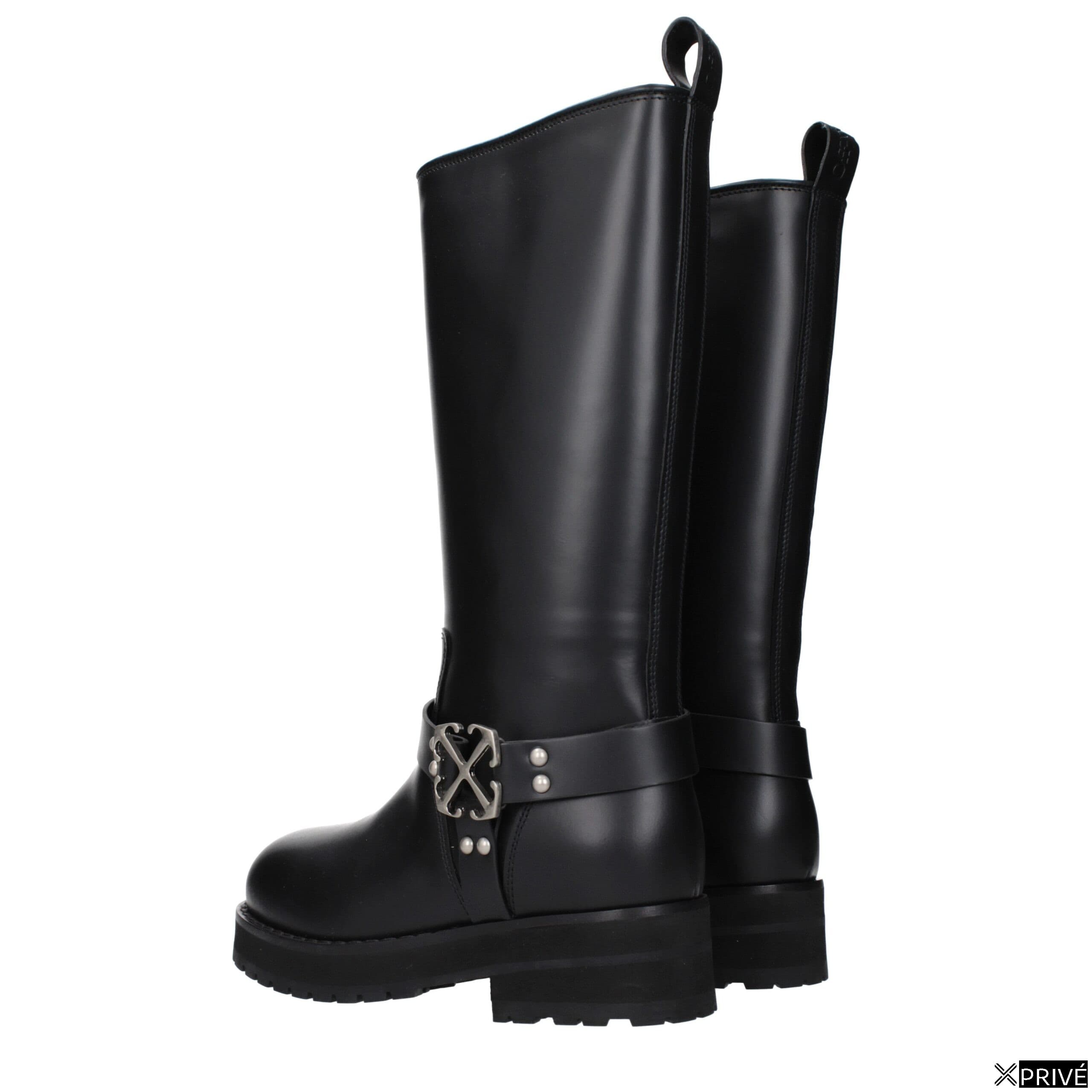 Bottes noires en Cuir — 4