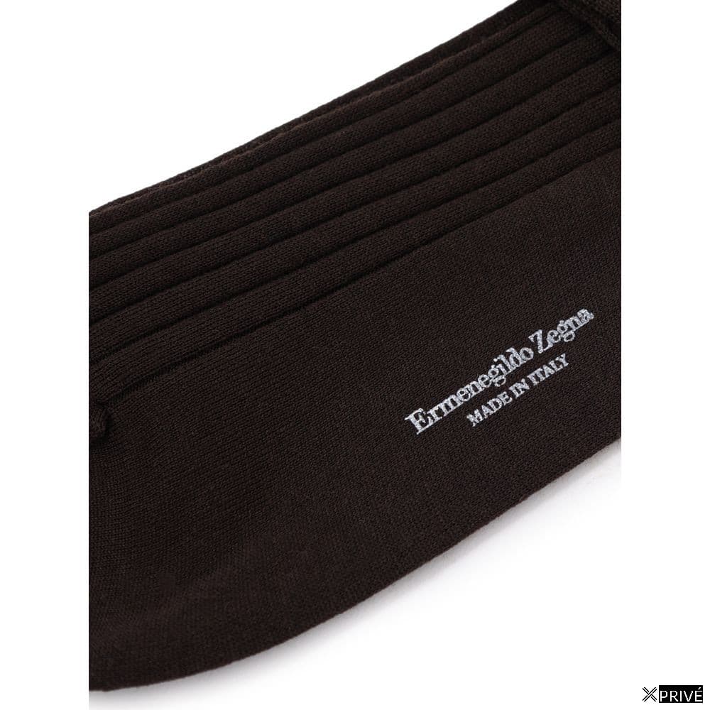 Chaussettes brunes en Laine — 2