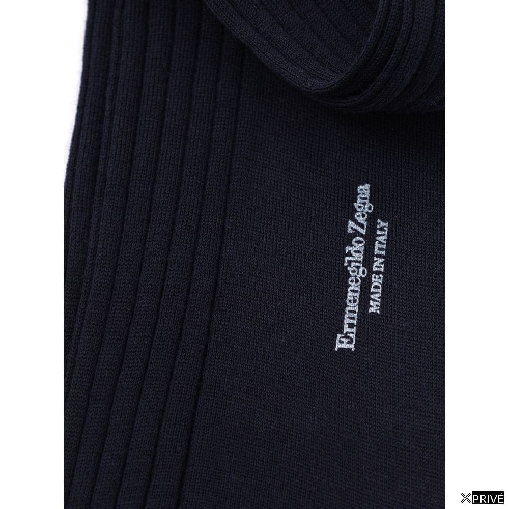 Chaussettes bleu marine en Laine — 4