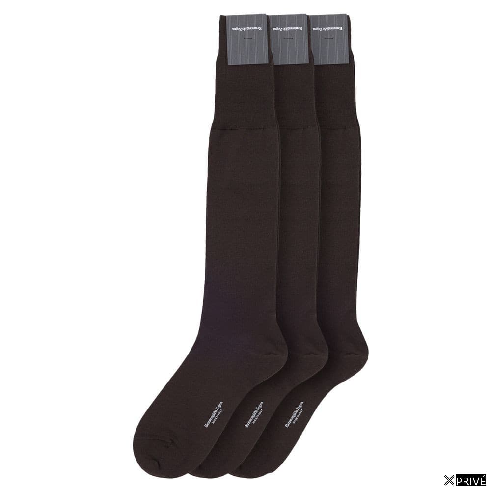 Chaussettes brunes en Laine — 1