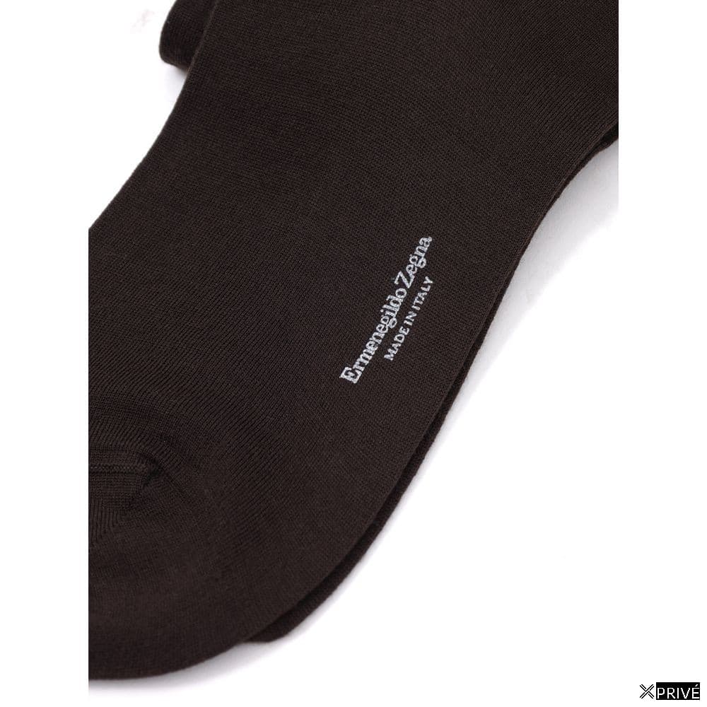 Chaussettes brunes en Laine — 2