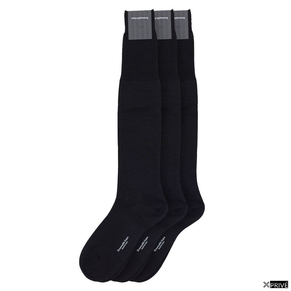 Chaussettes noires en Laine — 1