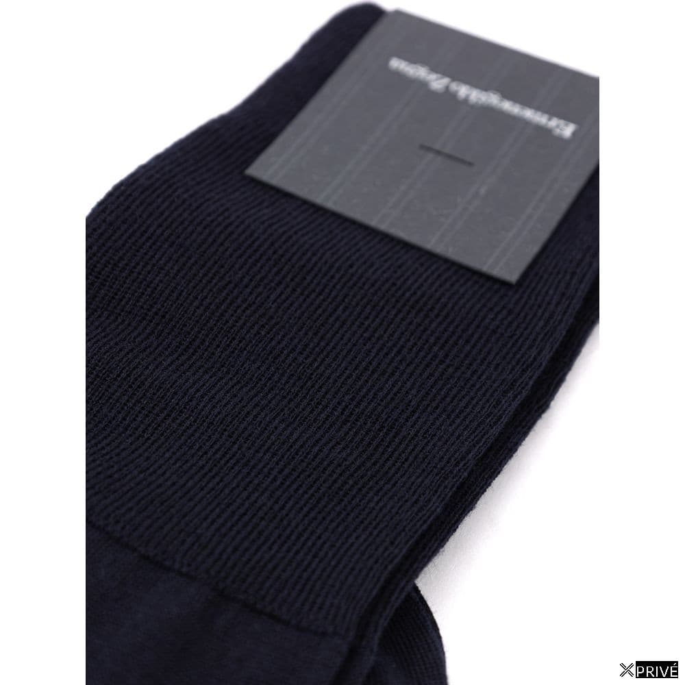 Chaussettes bleu marine en Laine — 4