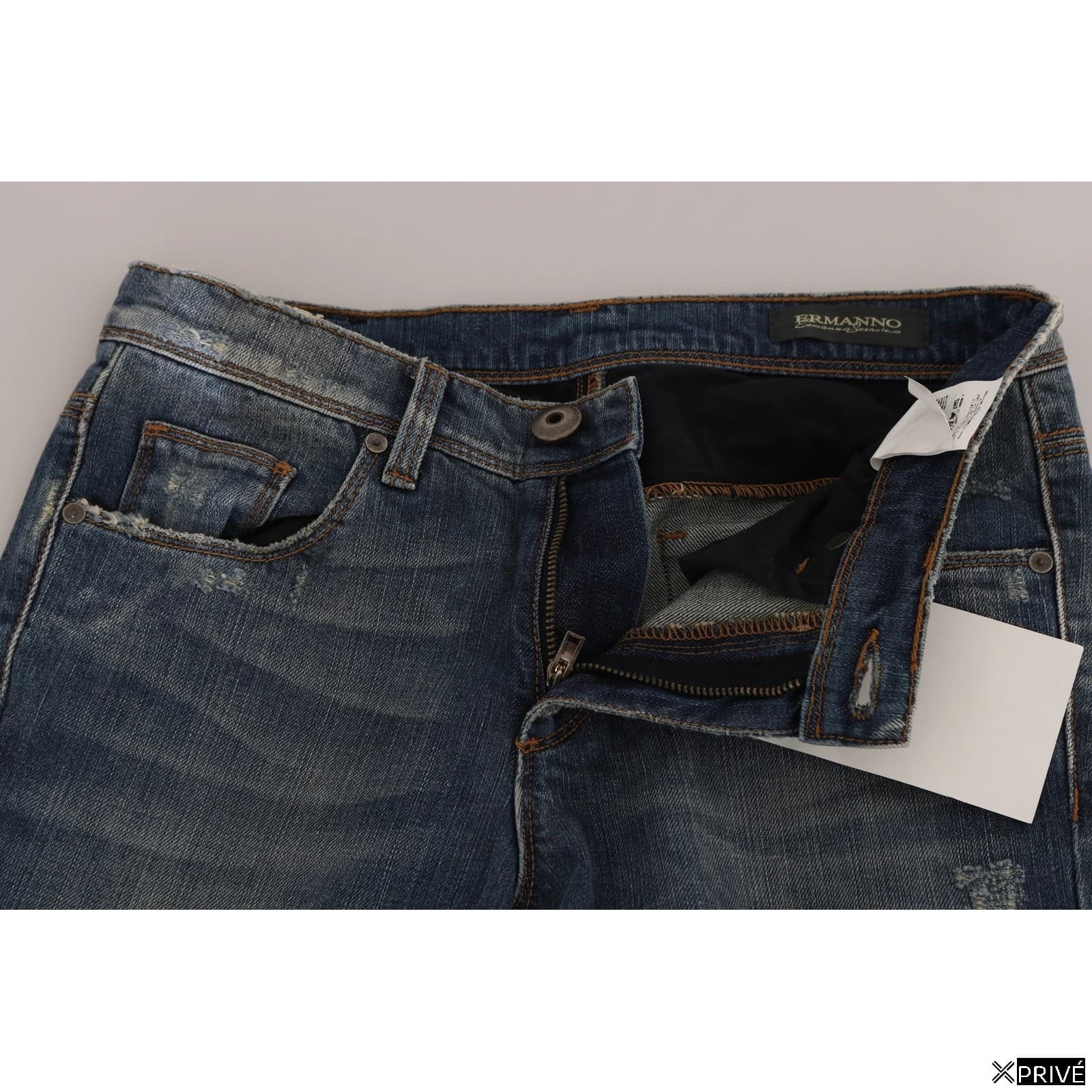 Jeans bleu en Coton — 5