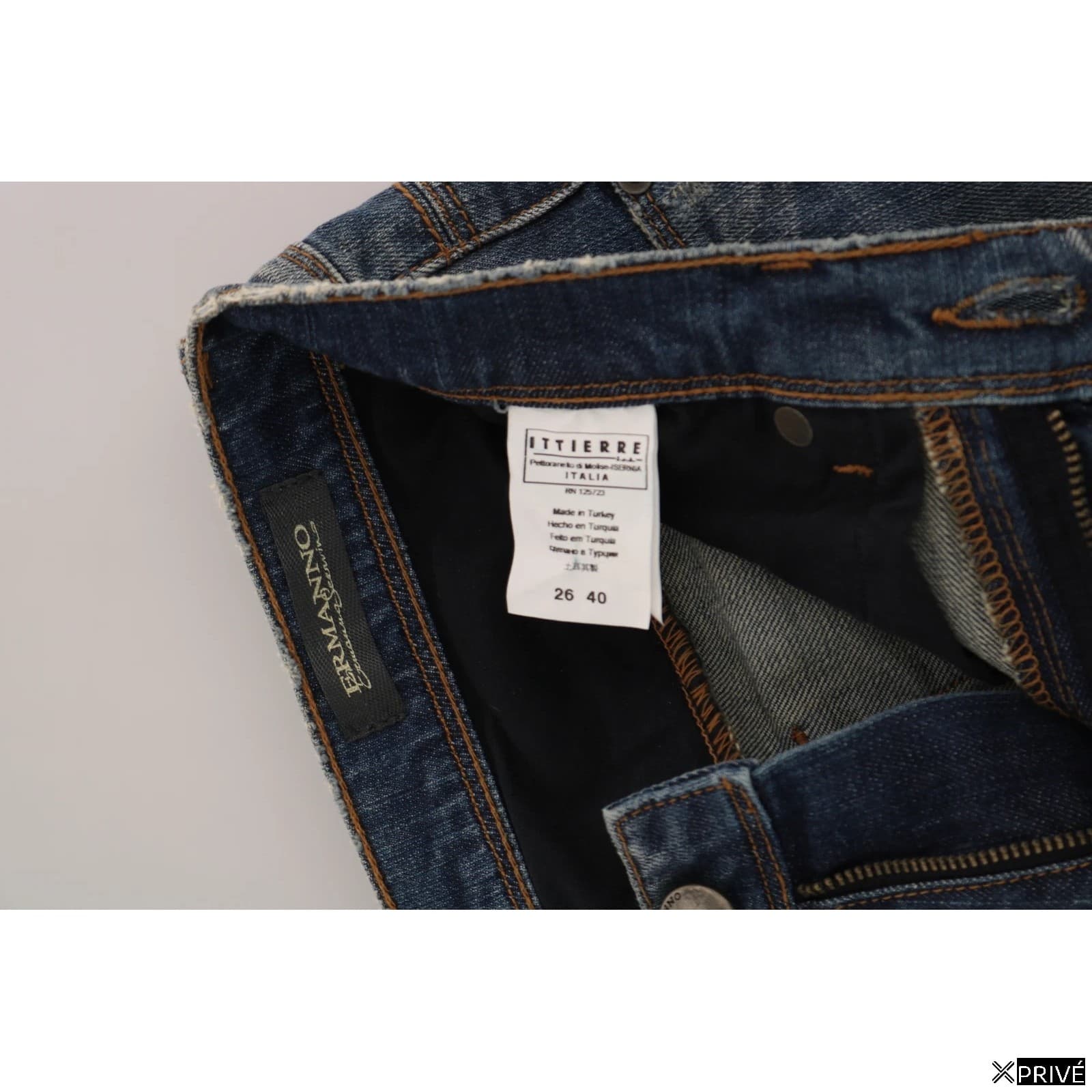 Jeans bleu en Coton — 6
