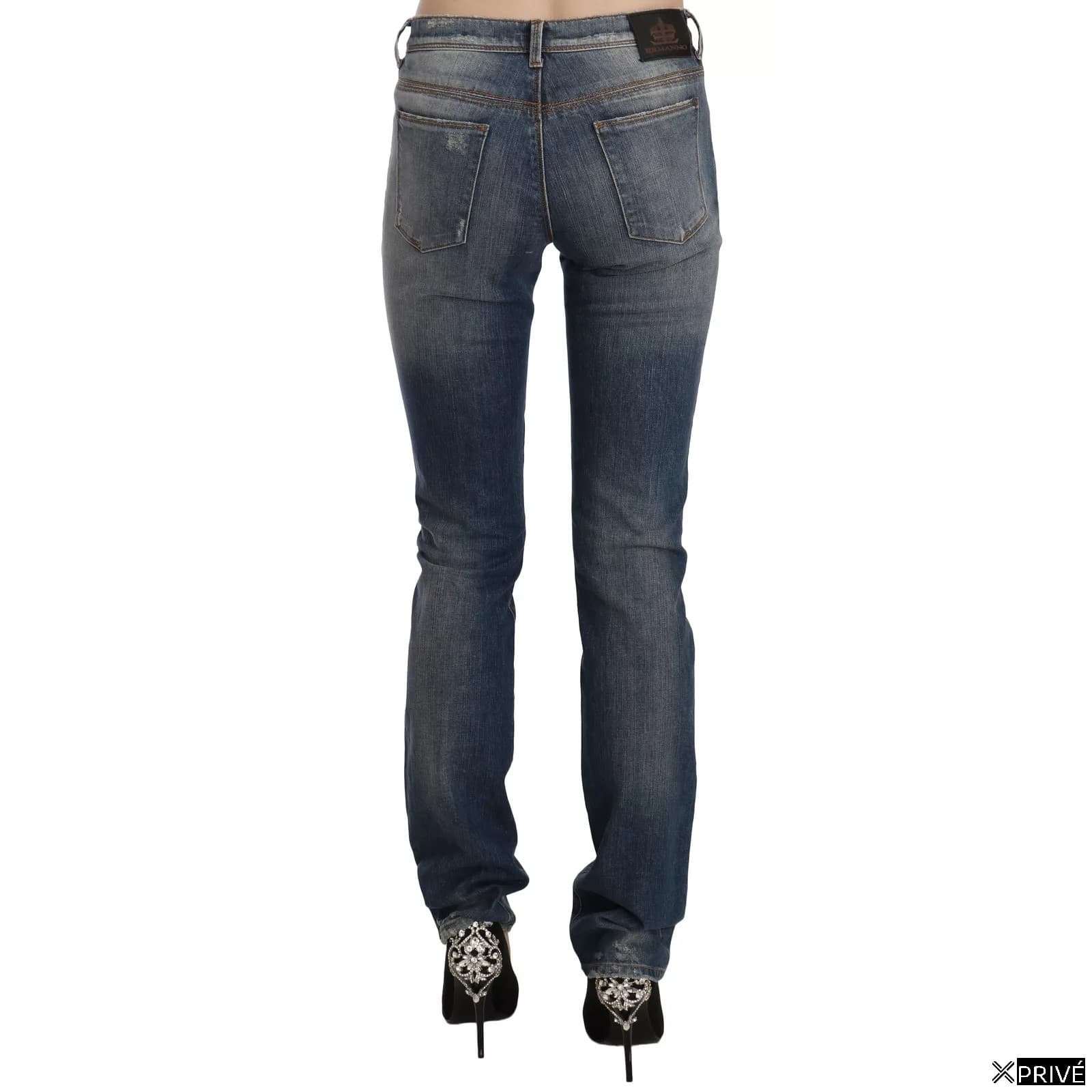 Jeans bleu en Coton — 3