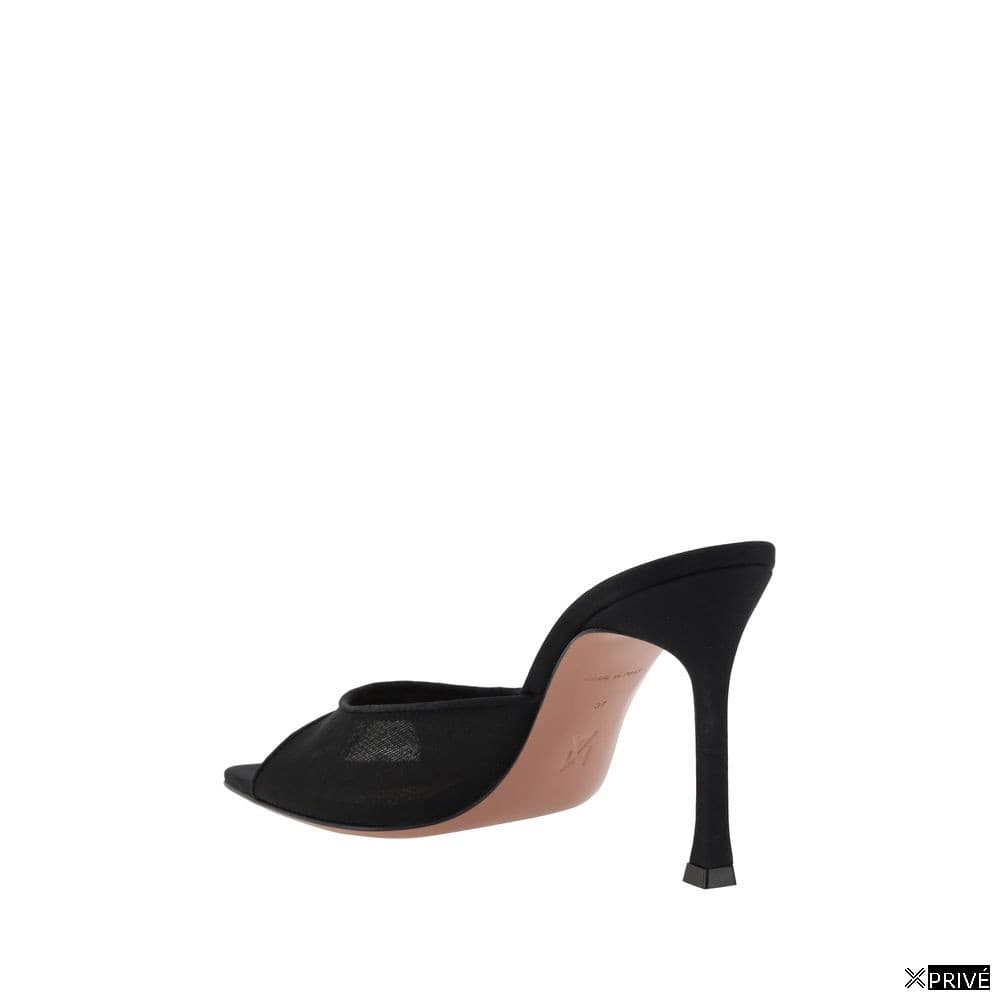 Sandales noires en Tissu — 3