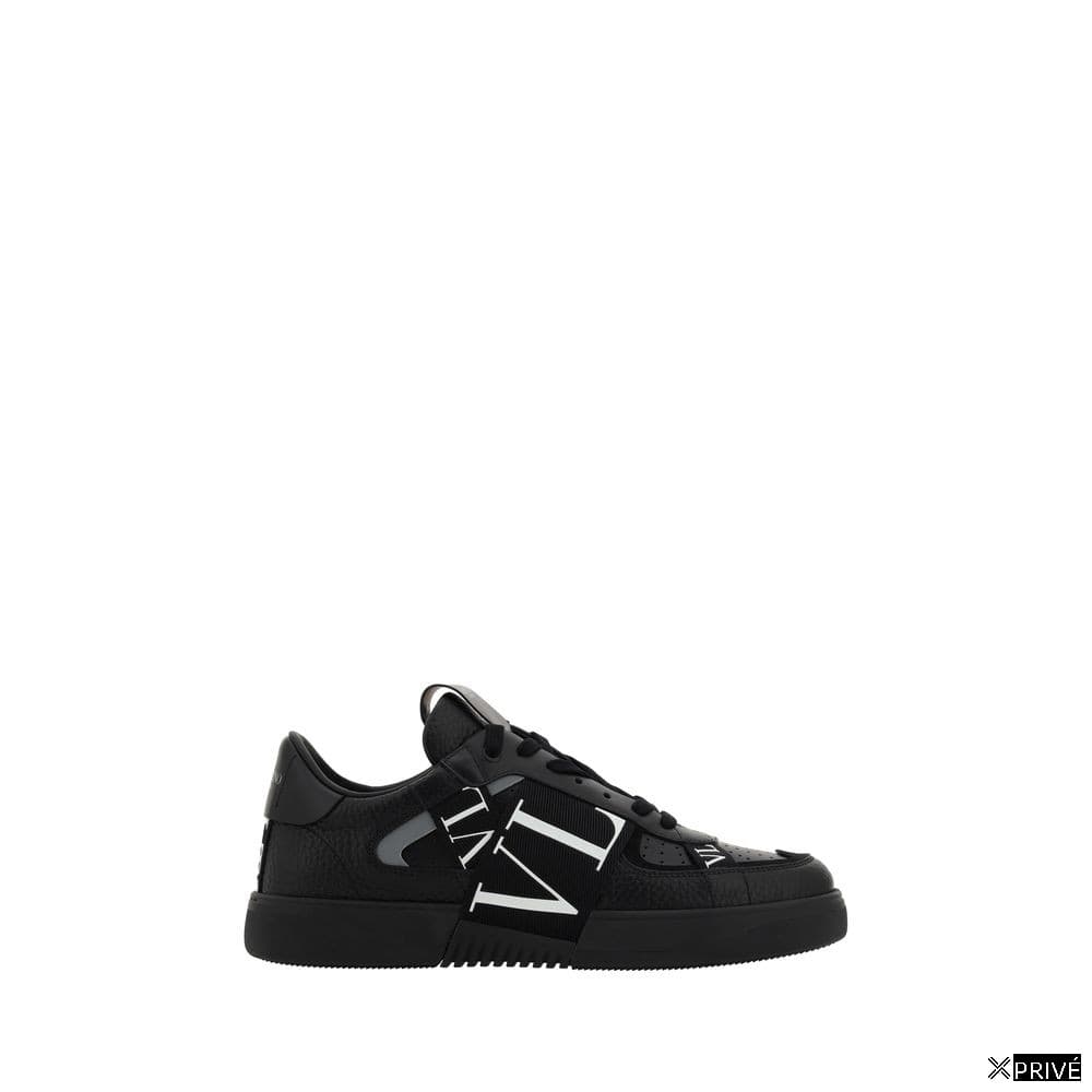 Chaussures de sport noires en Caoutchouc — 1