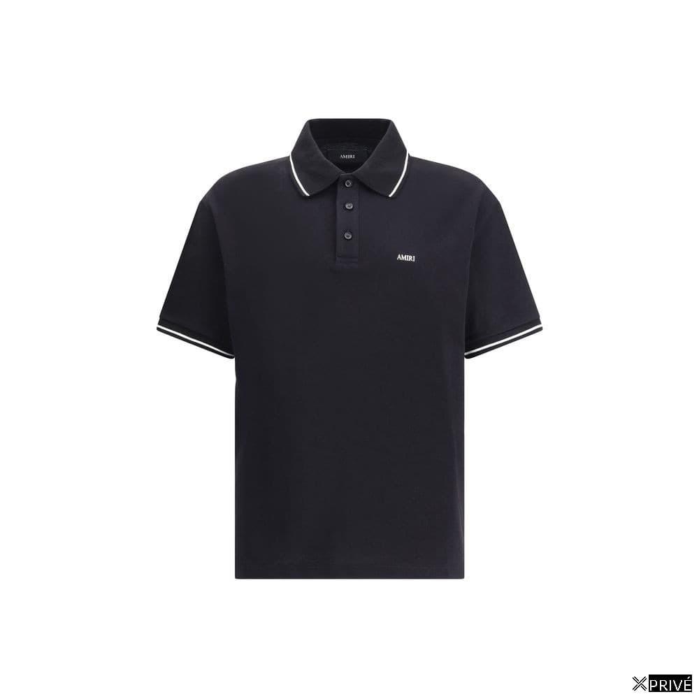 Polo noir en Coton — 1