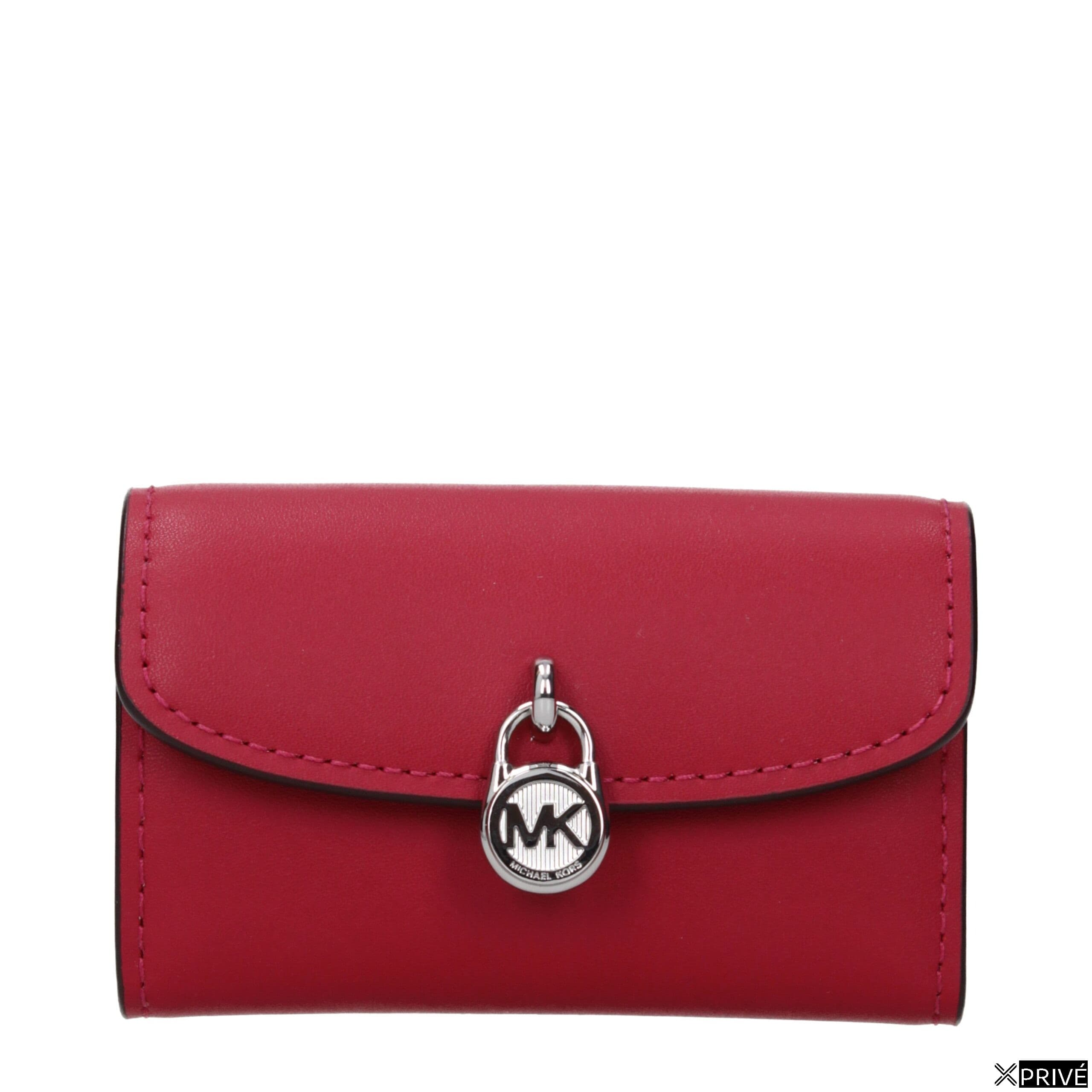 Portefeuille rouge en Cuir — 1