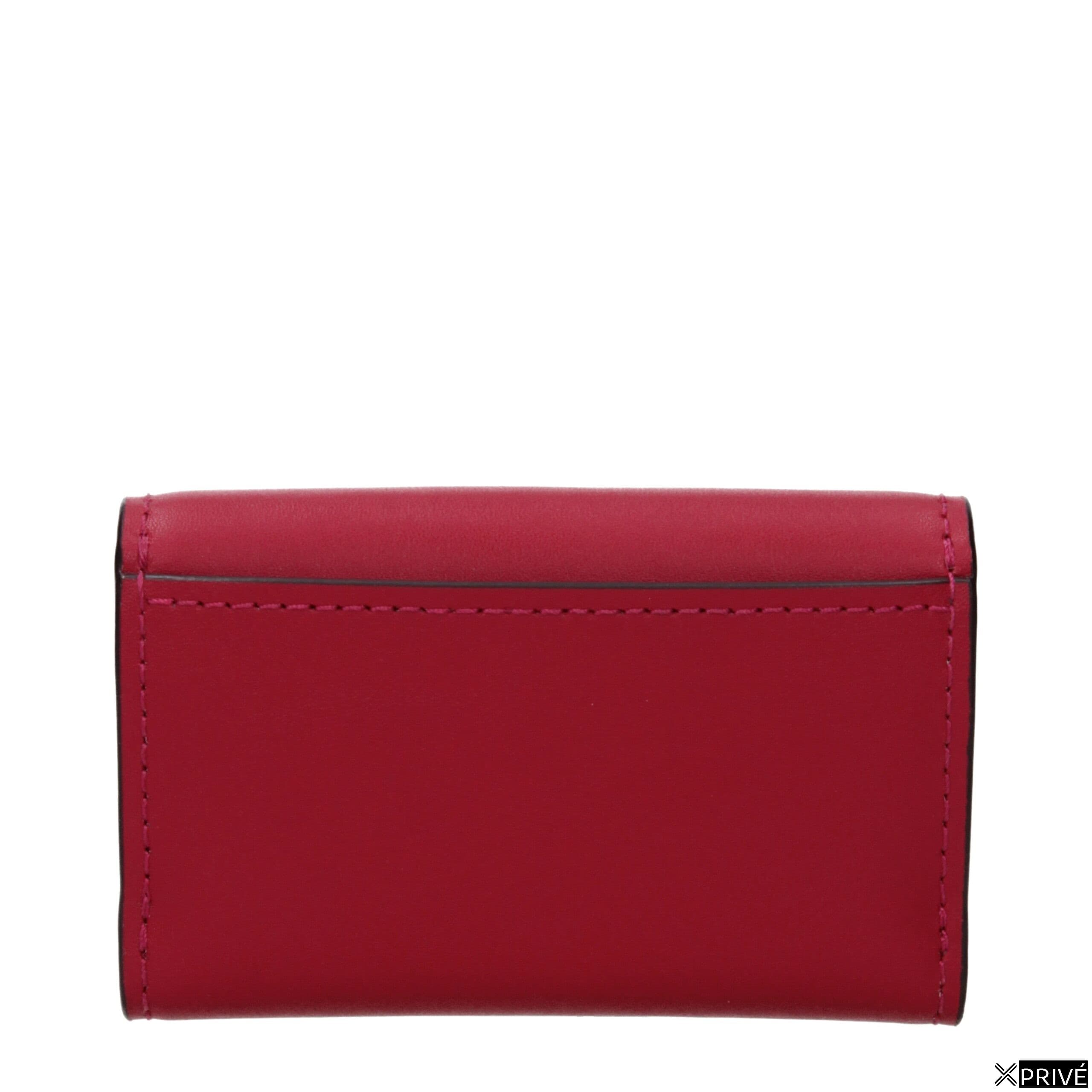 Portefeuille rouge en Cuir — 2