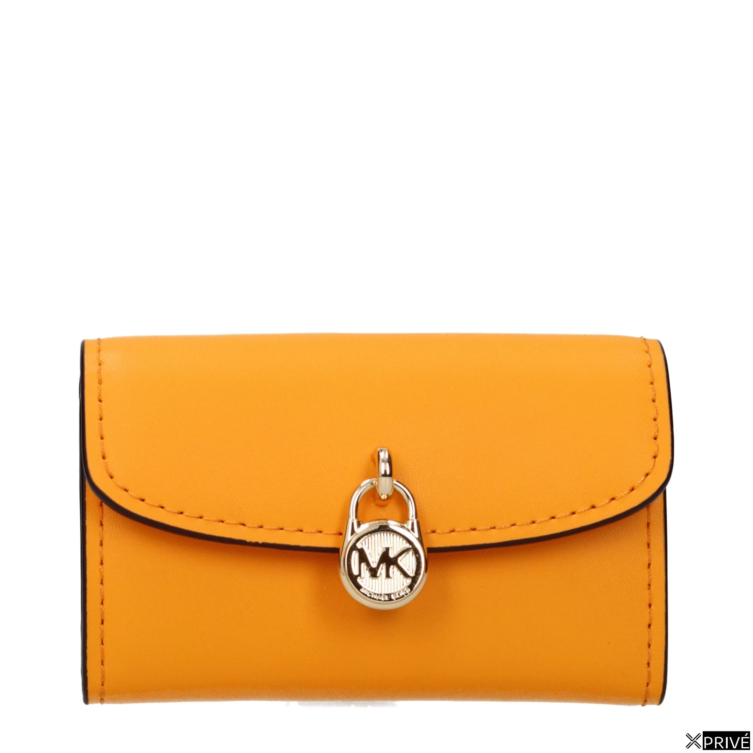 Portefeuille orange en Cuir — 1