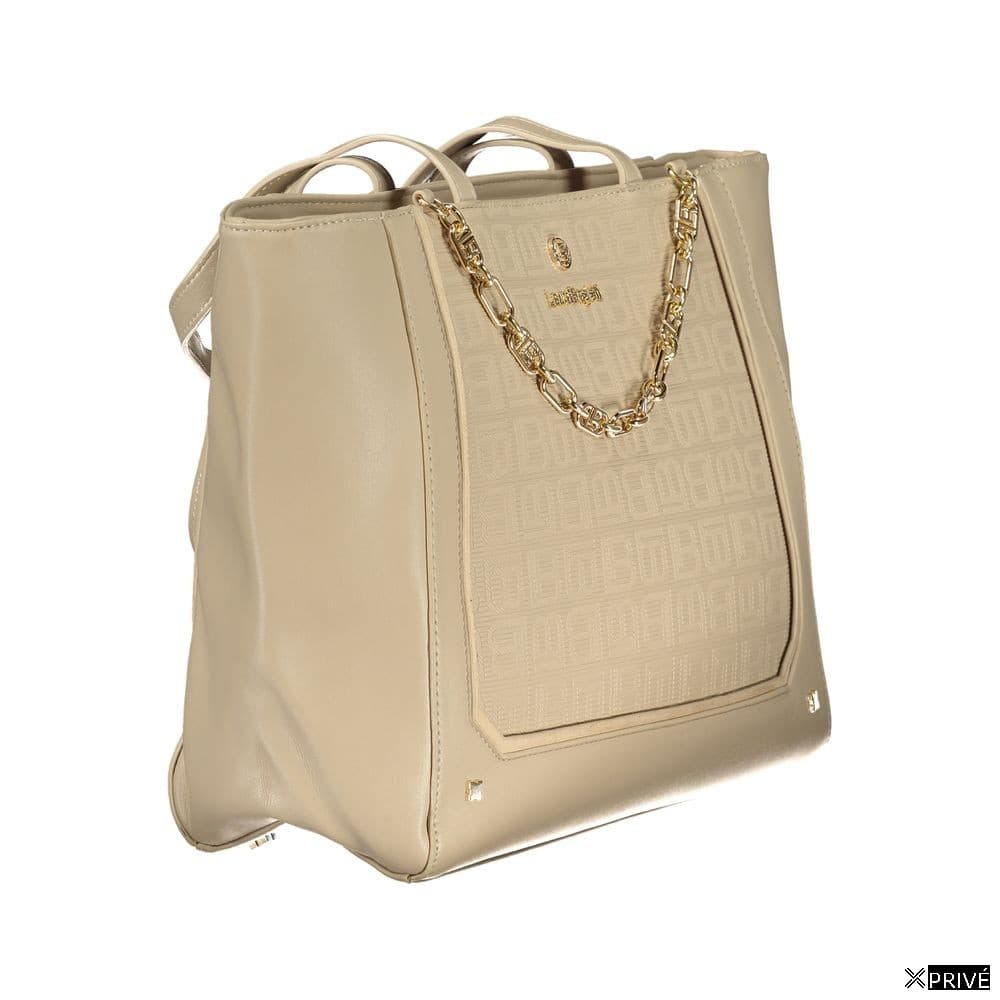 Sac à main beige en PVC — 3