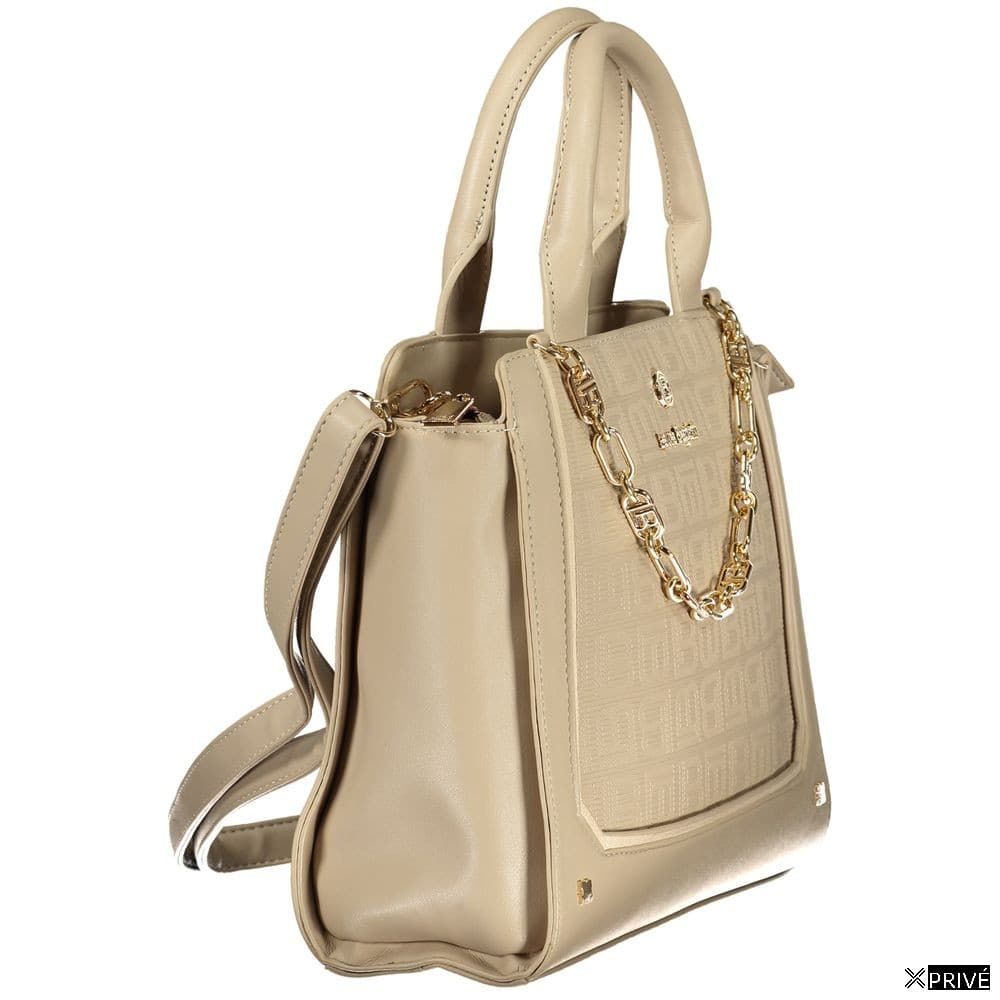 Sac à main beige en PVC — 3
