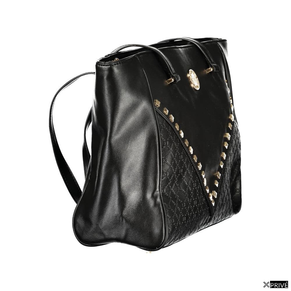 Sac à main noir en PVC — 3
