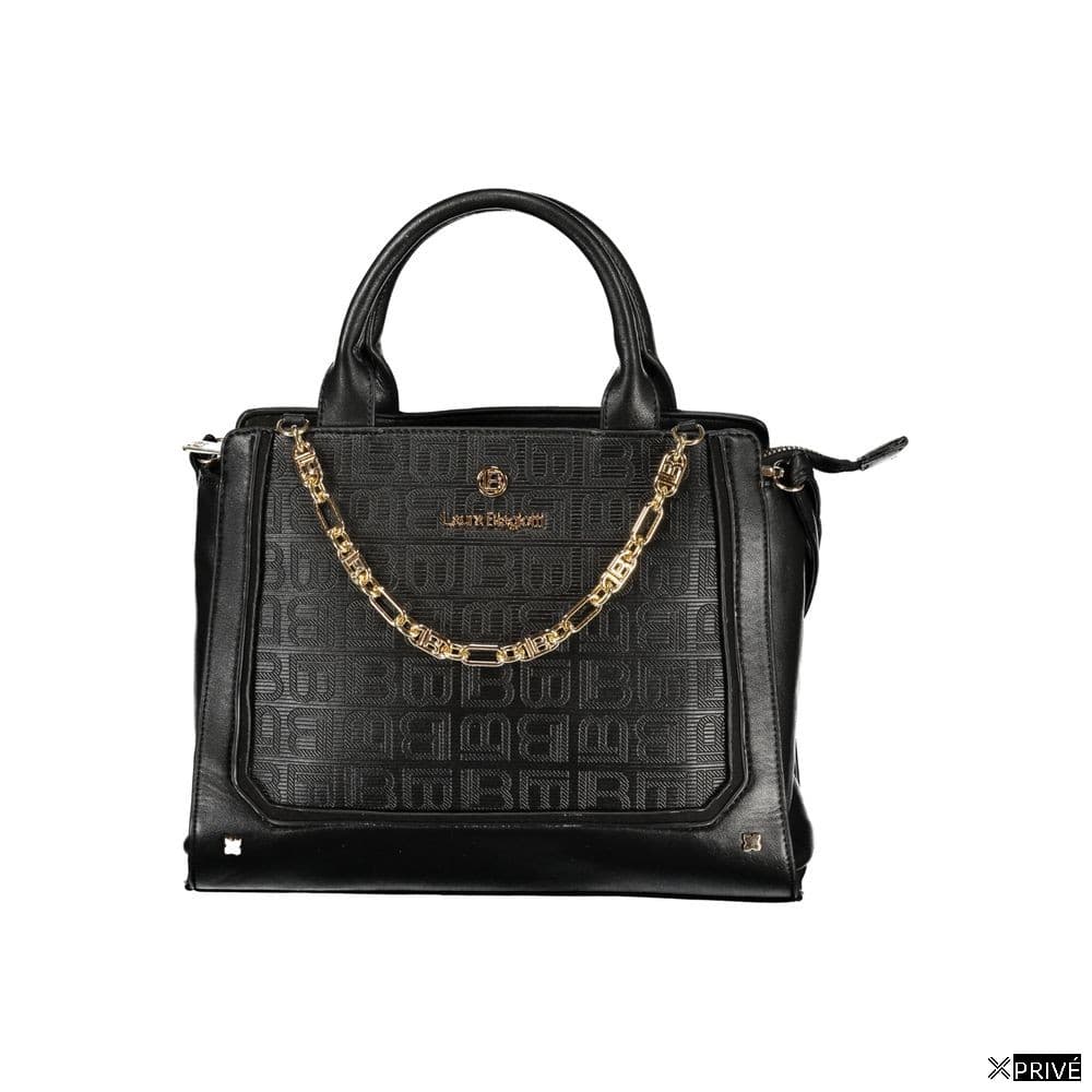 Sac à main noir en PVC — 1