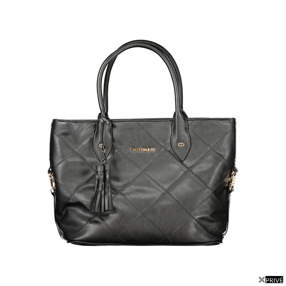 Sac à main noir en PVC — 1