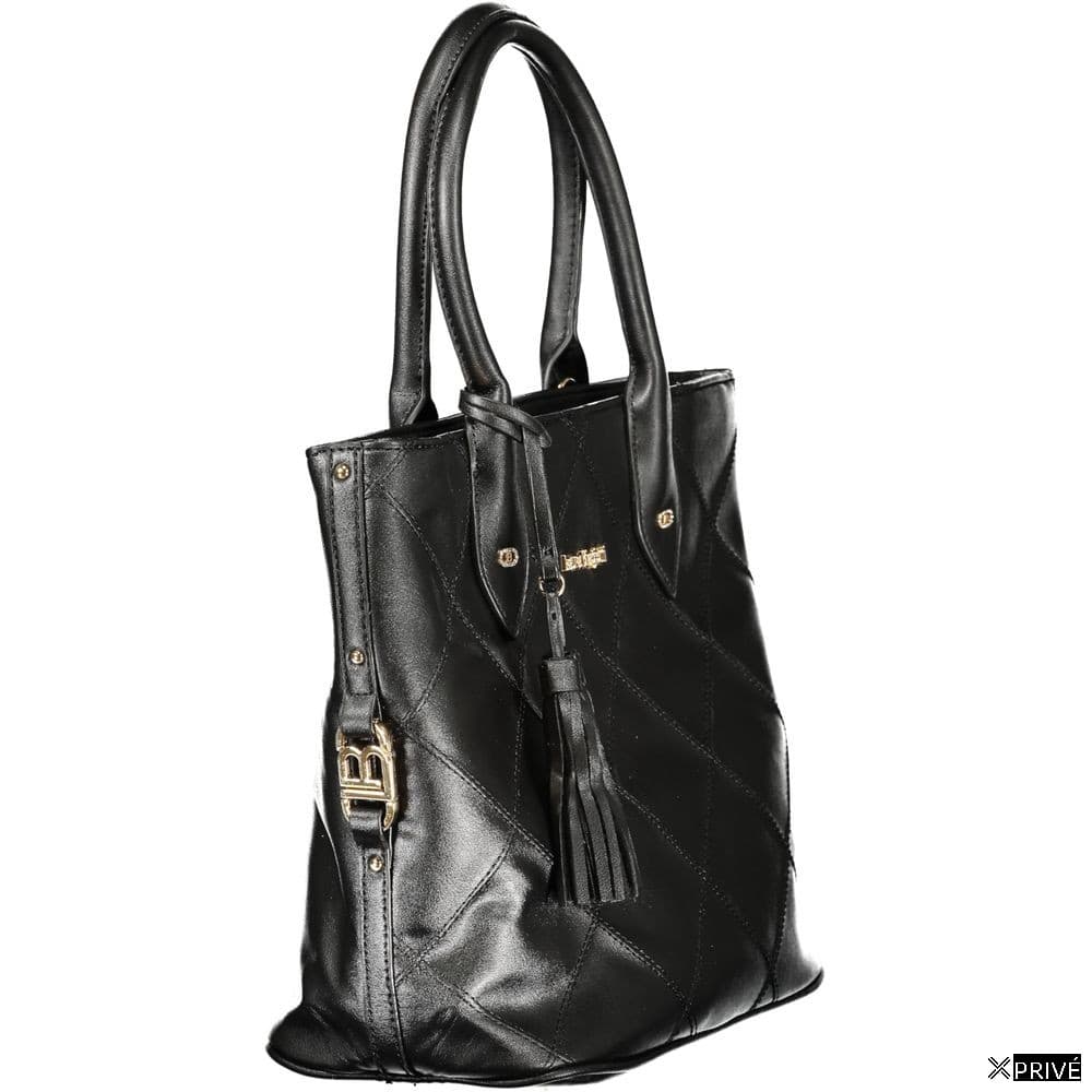 Sac à main noir en PVC — 3